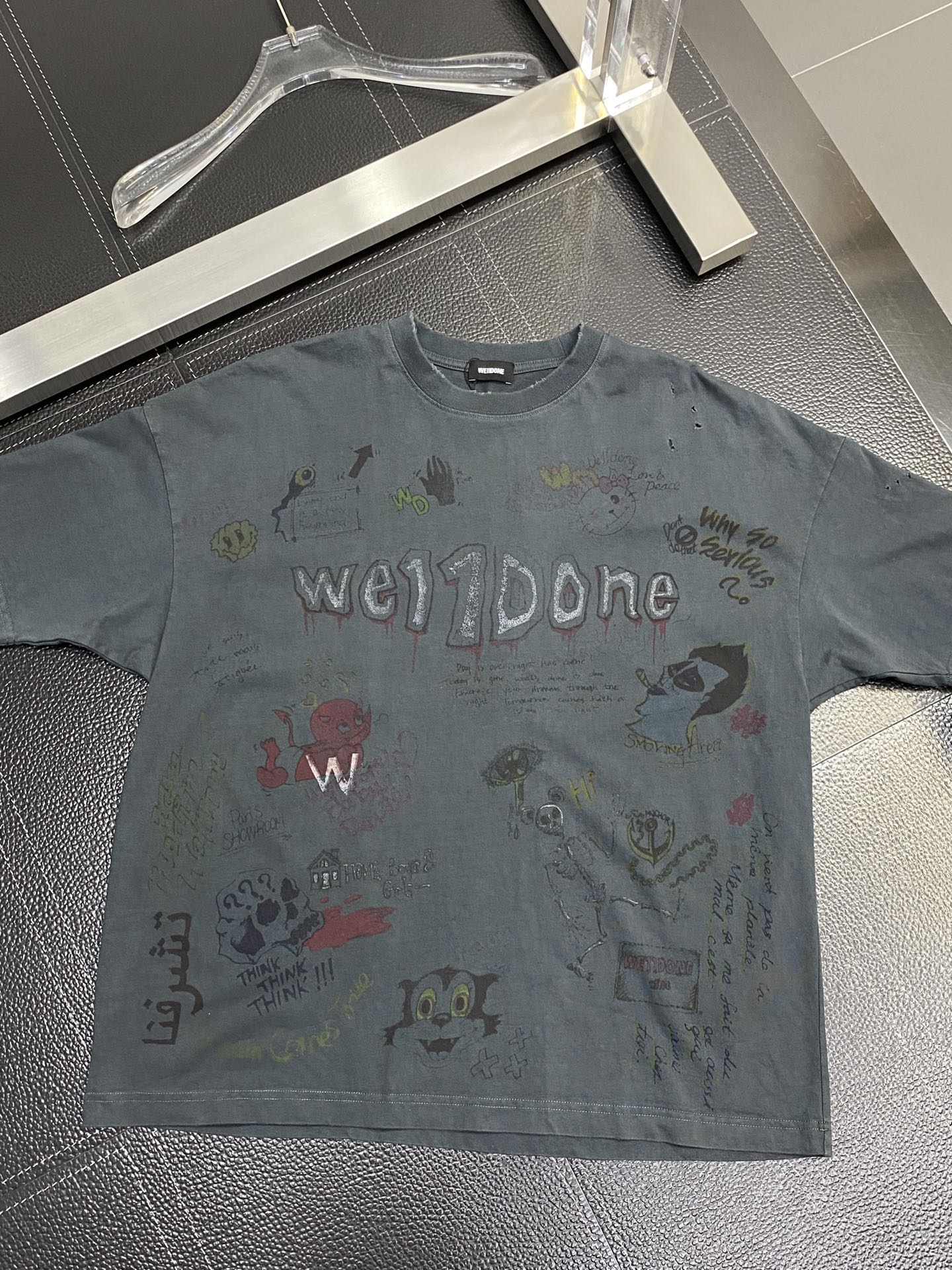 。WE11DONE💥独家专供新款原单男士休闲短袖 高端定制 高版本 时尚百搭爆款⚠️⚠️✨✨进口面料 手