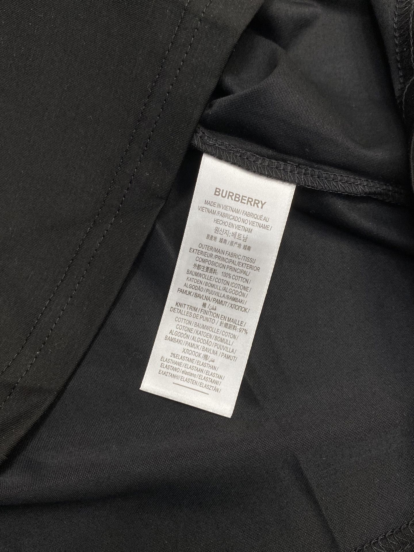 。Burberry巴宝莉💥独家专供新款原单男士休闲短袖 高端定制 高版本 时尚百搭爆款⚠️⚠️✨✨进口面
