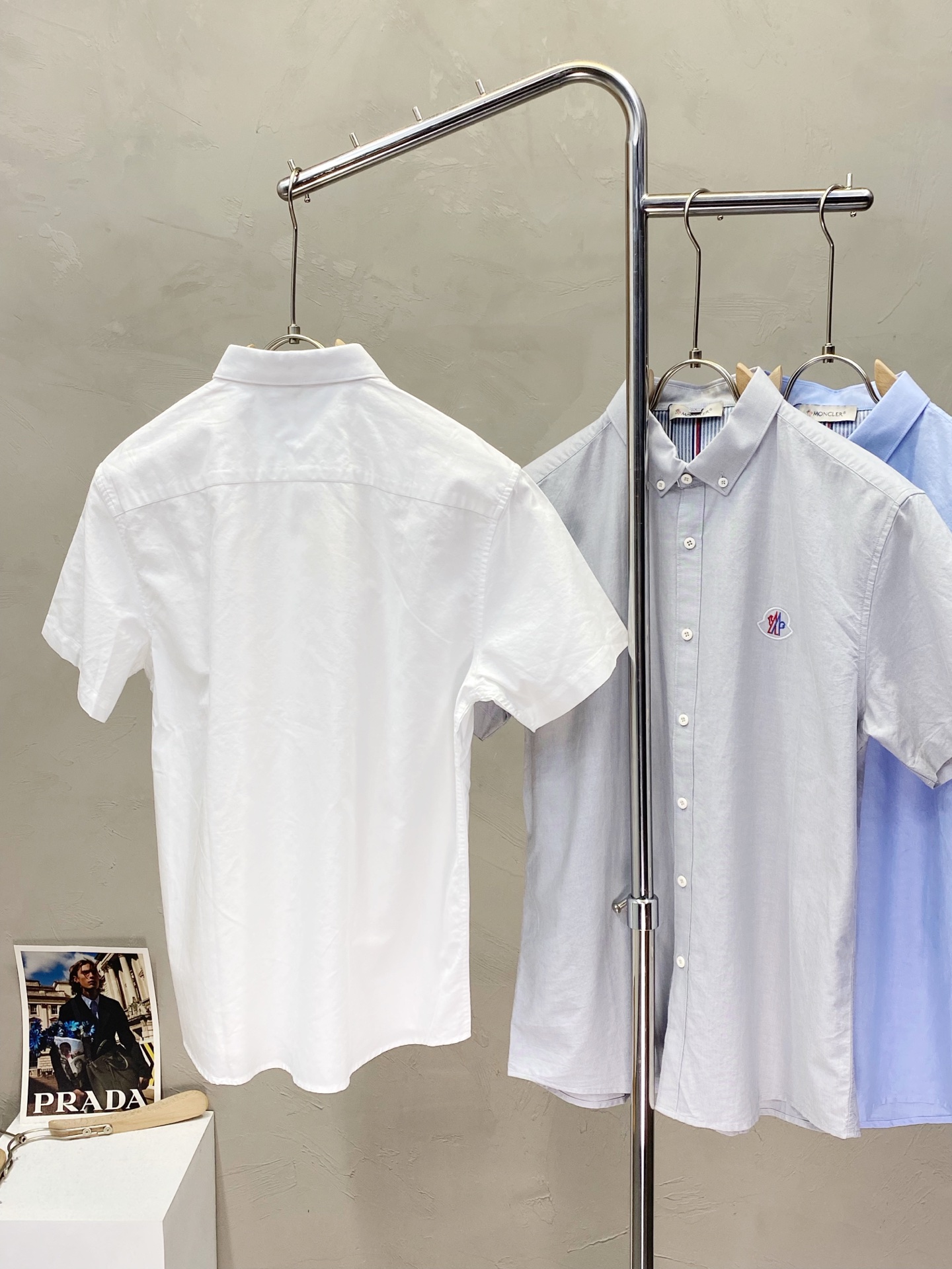 。Moncler蒙口💥独家专供新款原单男士休闲短袖衬衫 高端定制 高端版本 时尚百搭爆款⚠️⚠️✨✨进口