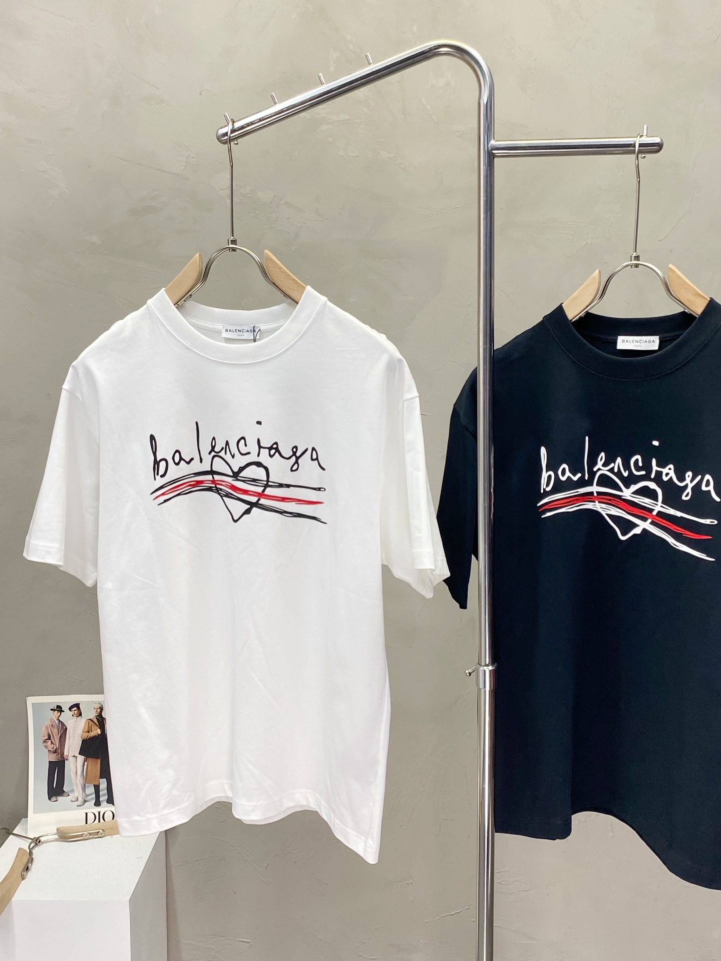 。Balenciga巴黎世家💥独家专供新款原单男士休闲短袖 高端定制 高端版本 时尚百搭爆款⚠️⚠️✨✨