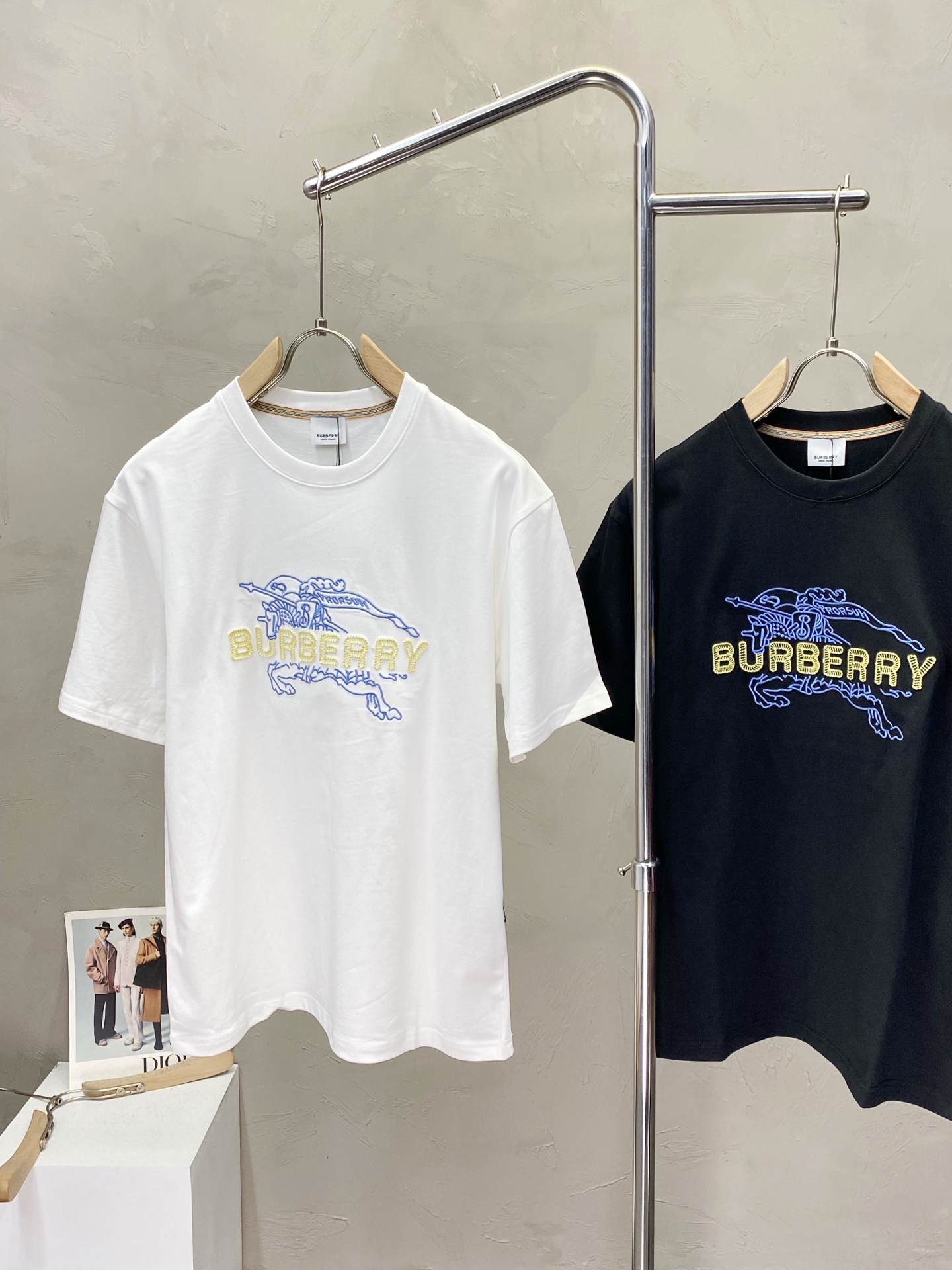 。Burberry巴宝莉💥独家专供新款原单男士休闲短袖 高端定制 高版本 时尚百搭爆款⚠️⚠️✨✨进口面
