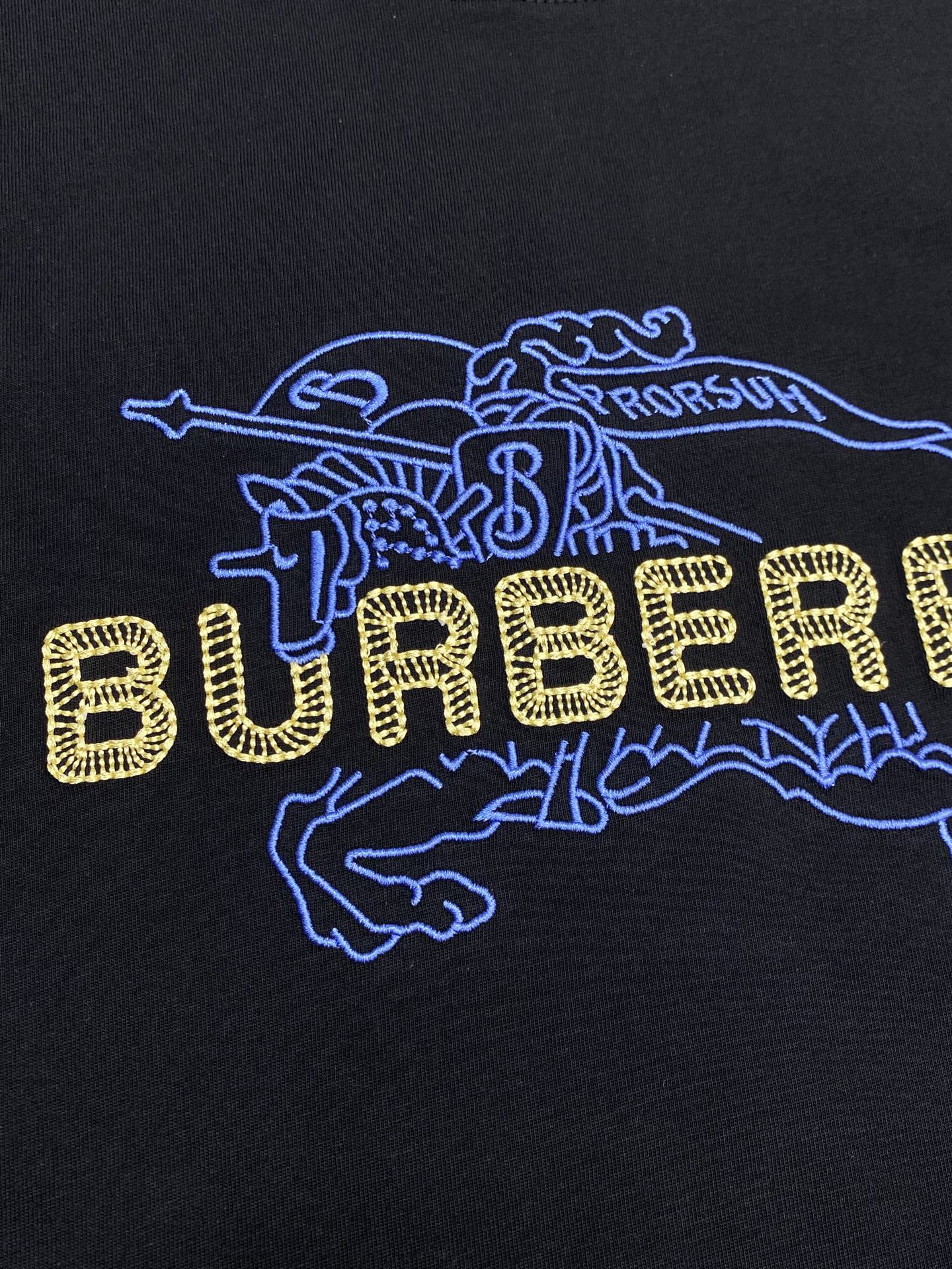 。Burberry巴宝莉💥独家专供新款原单男士休闲短袖 高端定制 高版本 时尚百搭爆款⚠️⚠️✨✨进口面