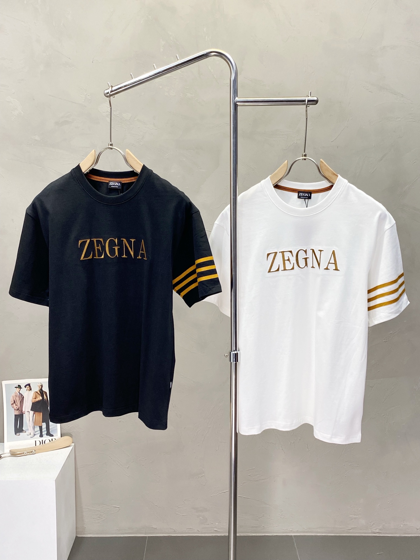 。ZEGNA杰尼亚💥独家专供新款原单男士休闲短袖 高端定制 高版本 时尚百搭爆款⚠️⚠️✨✨进口面料 手