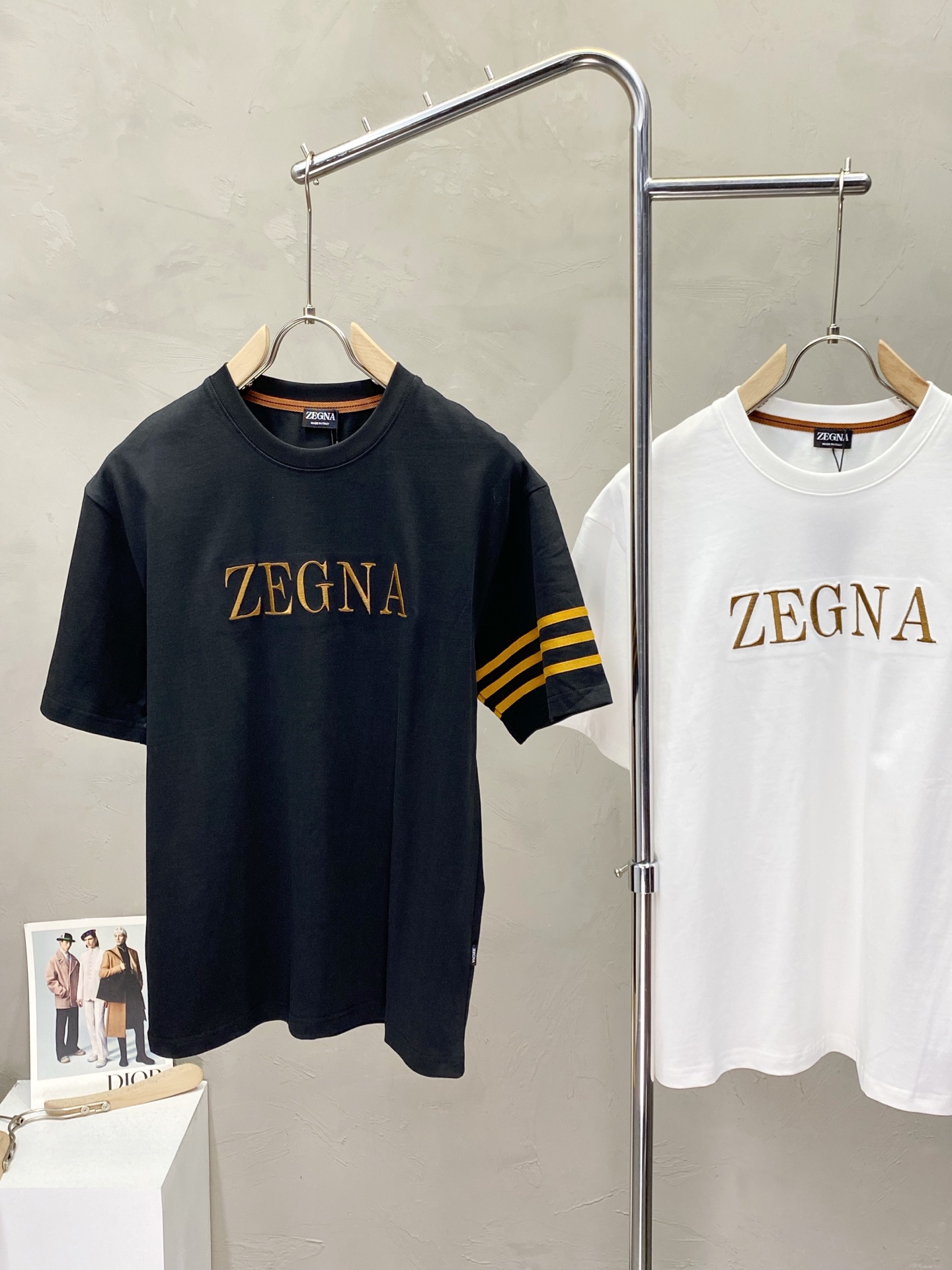 。ZEGNA杰尼亚💥独家专供新款原单男士休闲短袖 高端定制 高版本 时尚百搭爆款⚠️⚠️✨✨进口面料 手