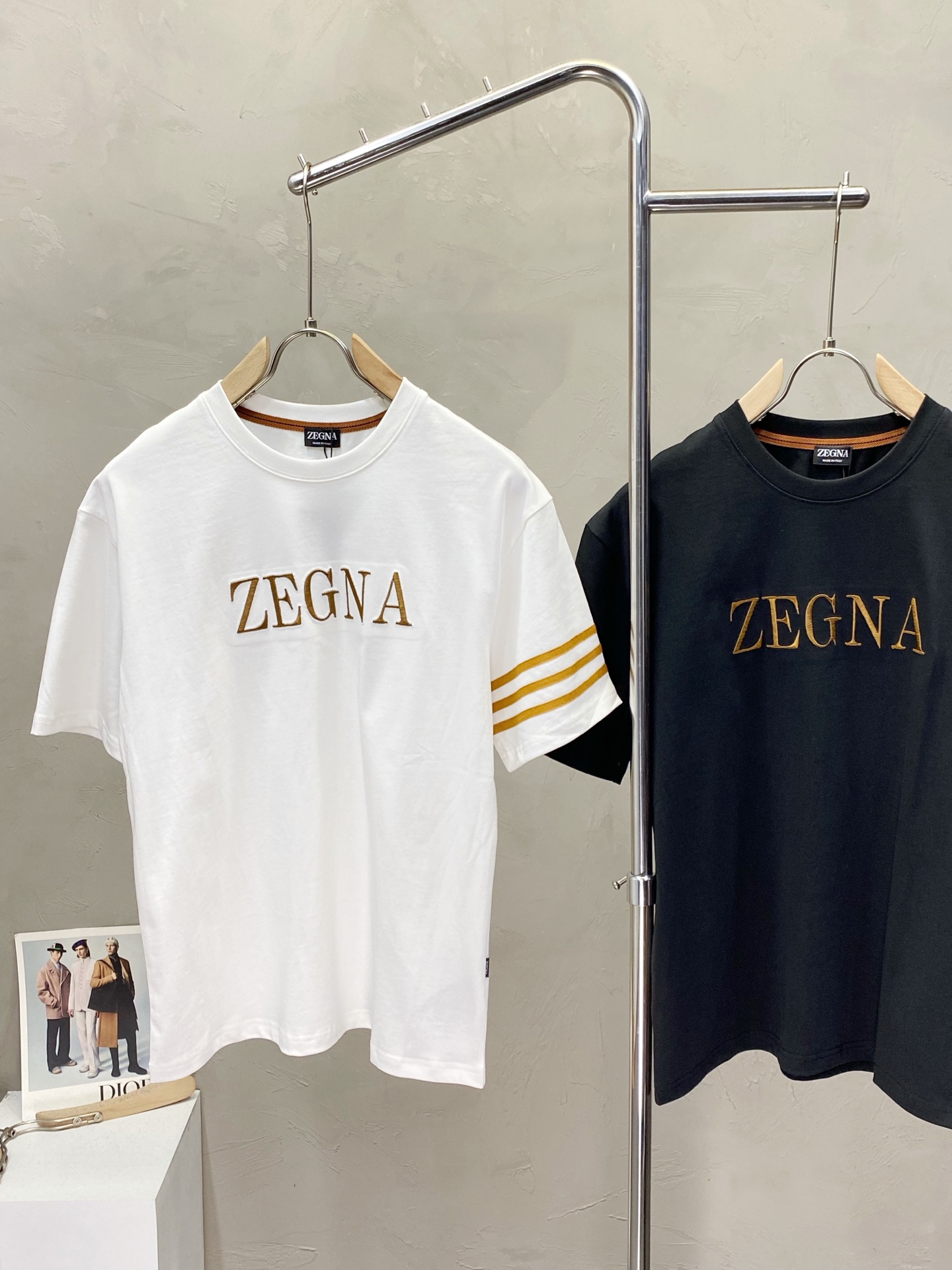 。ZEGNA杰尼亚💥独家专供新款原单男士休闲短袖 高端定制 高版本 时尚百搭爆款⚠️⚠️✨✨进口面料 手
