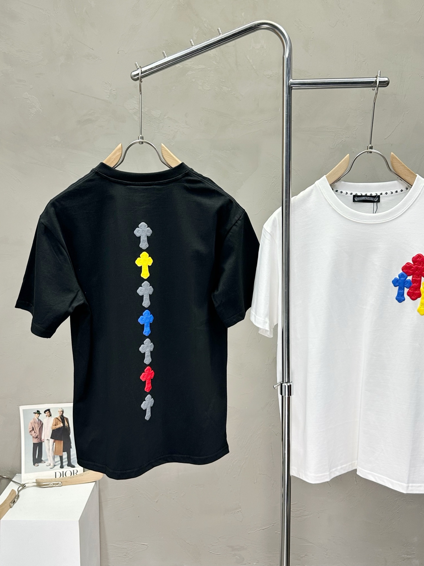。Chrome Hearts克罗心💥独家专供新款原单男士休闲短袖 高端定制 高版本 时尚百搭爆款⚠️⚠️