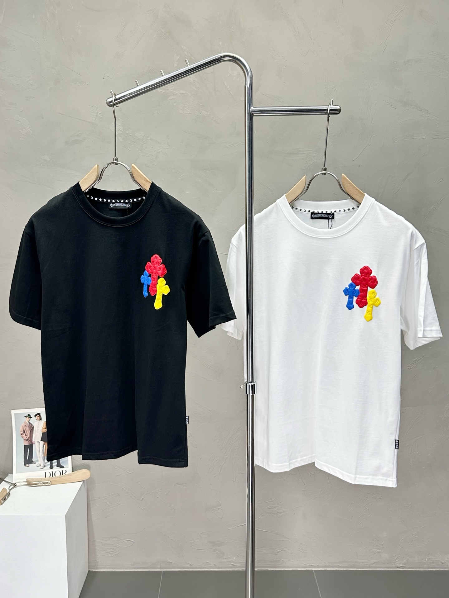 。Chrome Hearts克罗心💥独家专供新款原单男士休闲短袖 高端定制 高版本 时尚百搭爆款⚠️⚠️