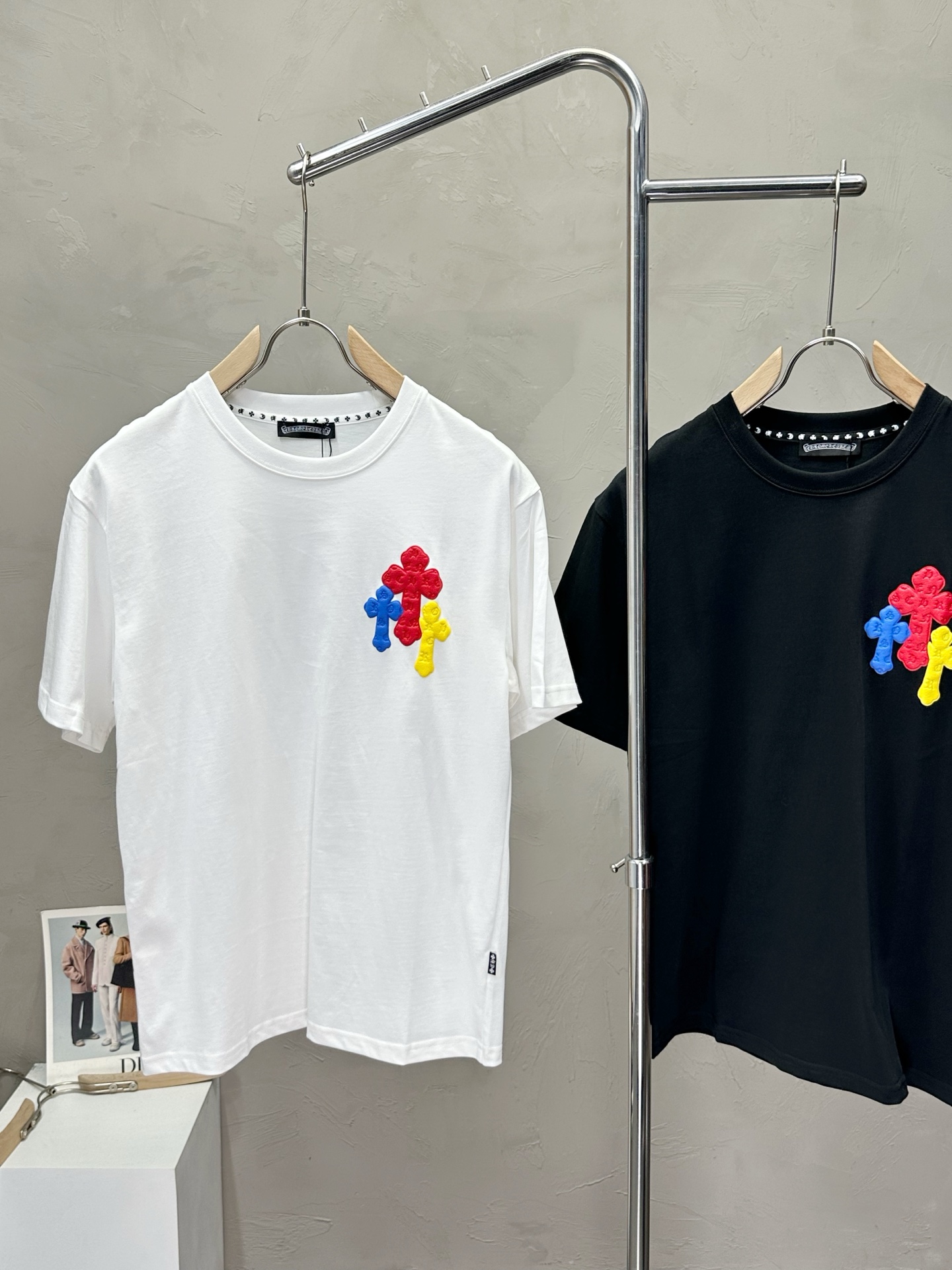 。Chrome Hearts克罗心💥独家专供新款原单男士休闲短袖 高端定制 高版本 时尚百搭爆款⚠️⚠️