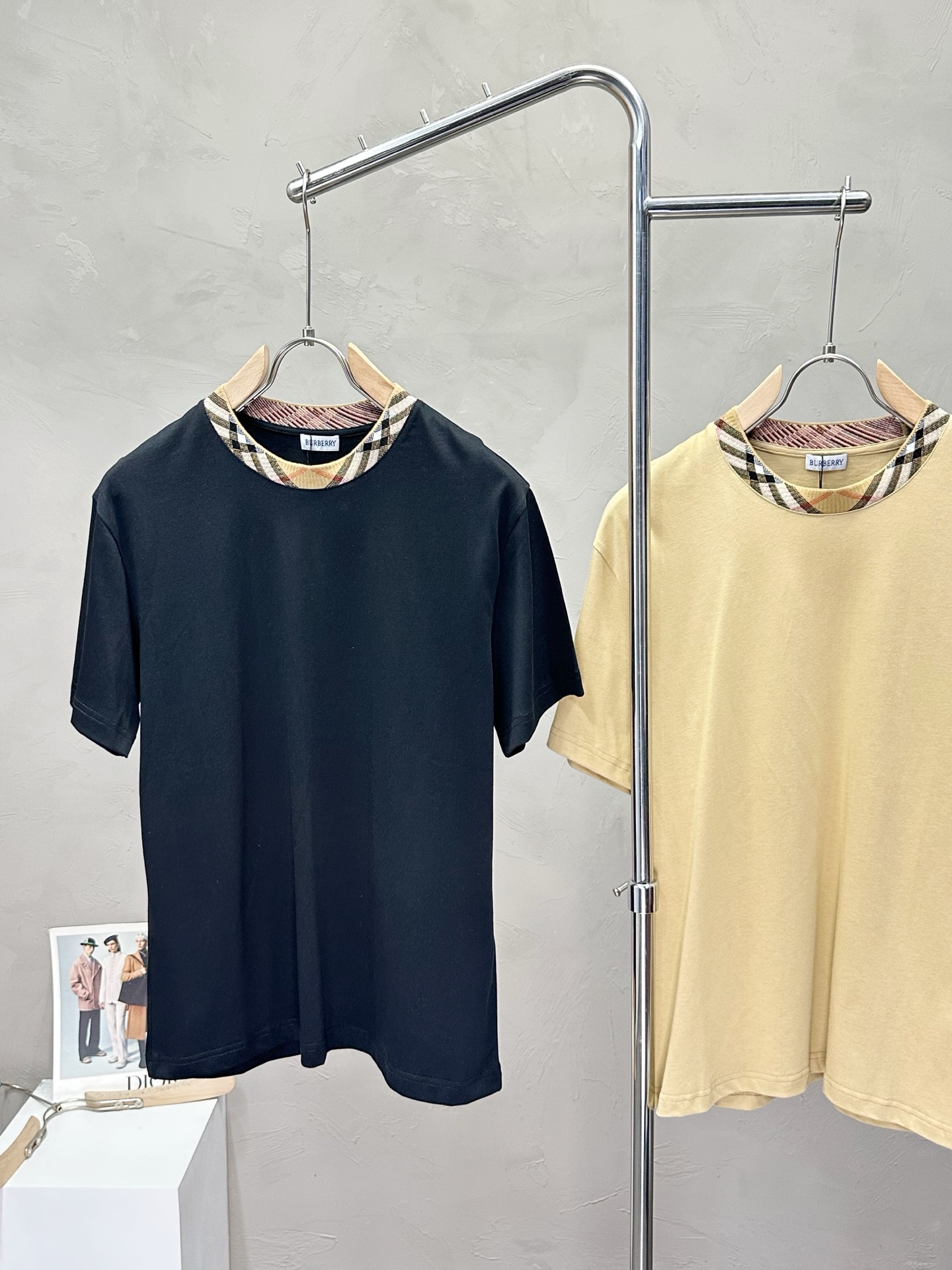 。Burberry巴宝莉💥独家专供新款原单男士休闲短袖 高端定制 高端版本 时尚百搭爆款⚠️⚠️✨✨进口