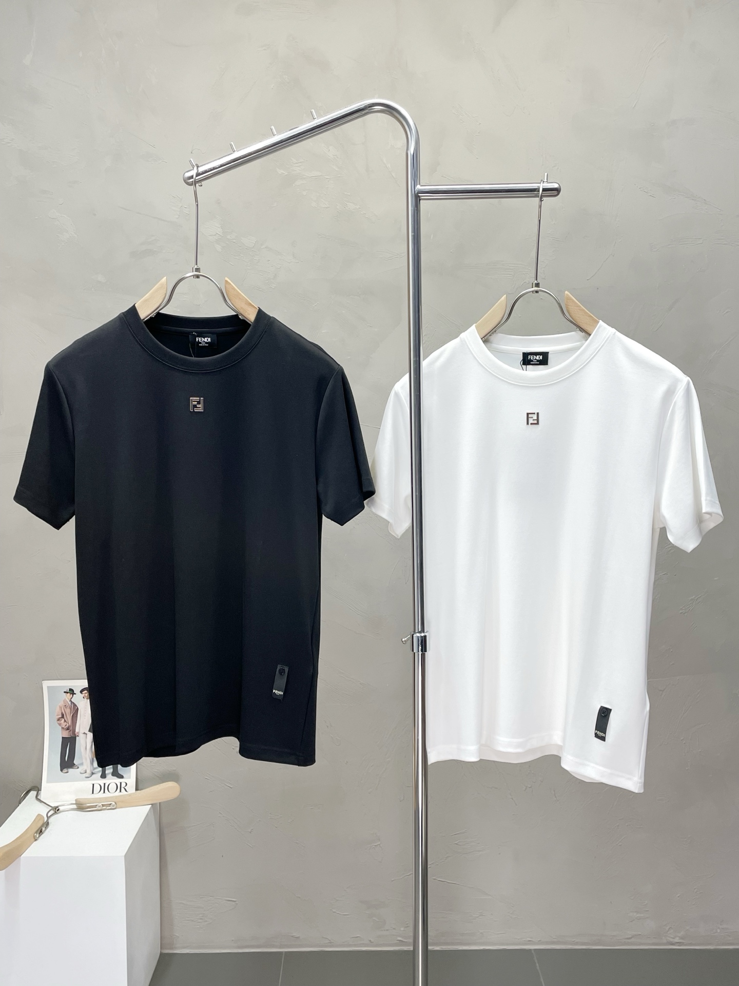 Fendi Heren Casual T-shirt - Premium Kwaliteit, Stijlvol en Comfortabel