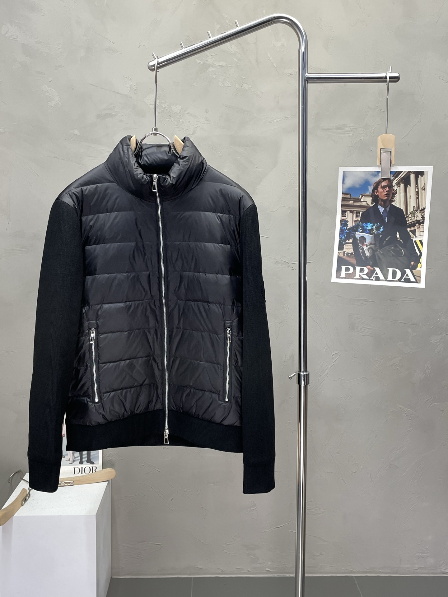 。羽绒服-lP🆕-Loro Piana诺悠翩雅💥独家专供最新时尚秋冬羽绒夹克 针织拼接设计 内里羽绒内胆