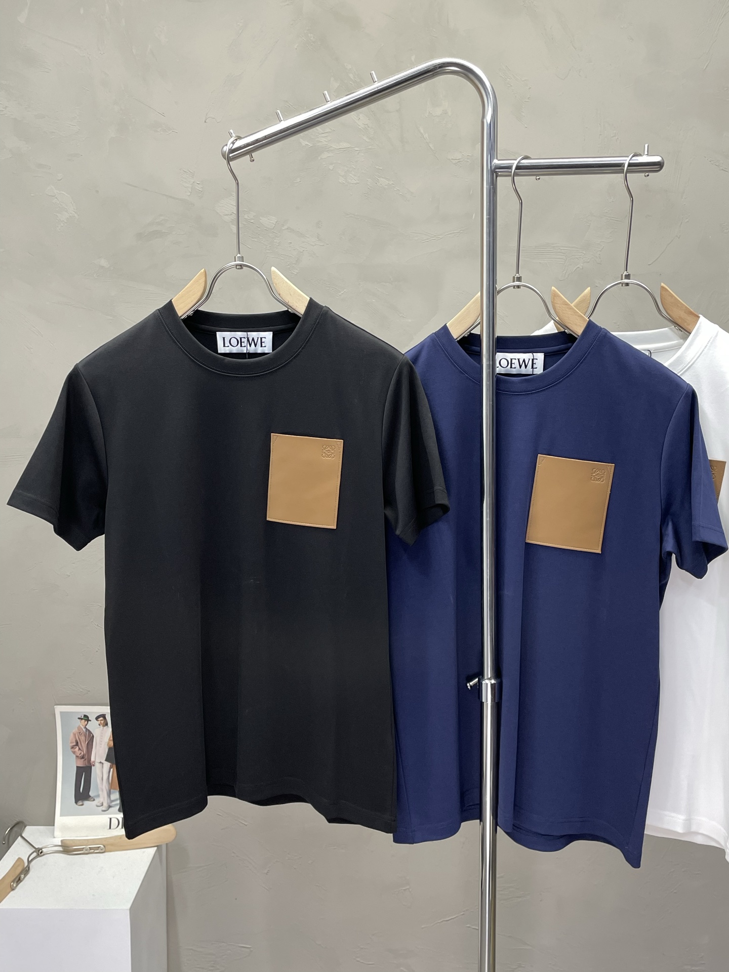 。LOEWE罗意威💥独家专供新款原单男士休闲短袖 高端定制 高端版本 时尚百搭爆款⚠️⚠️✨✨进口面料 