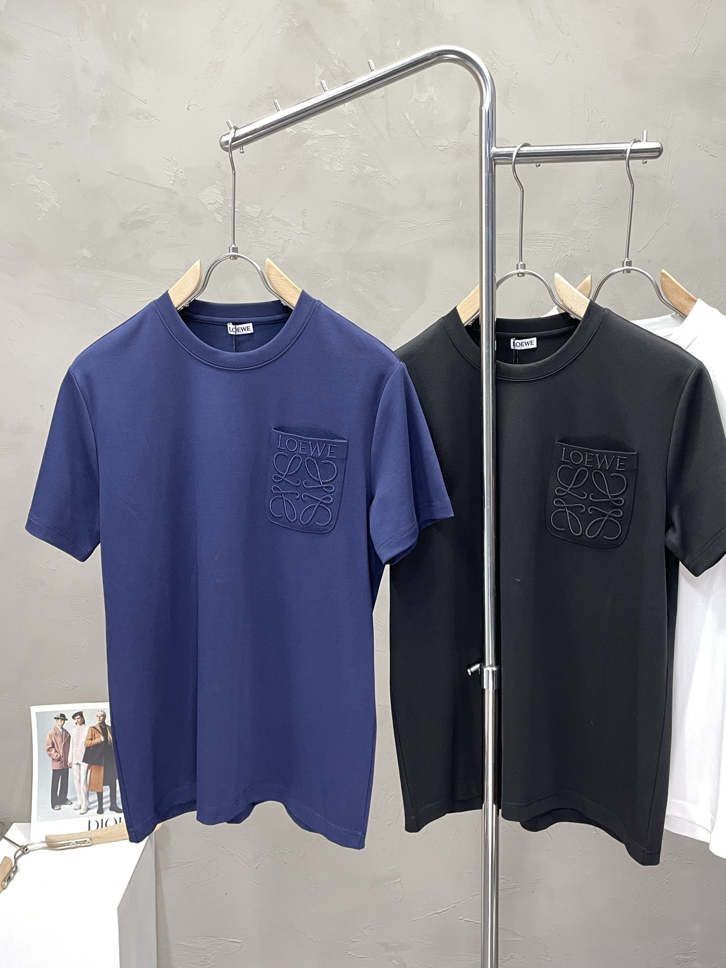 。LOEWE罗意威💥独家专供新款原单男士休闲短袖 高端定制 高端版本 时尚百搭爆款⚠️⚠️✨✨进口面料 