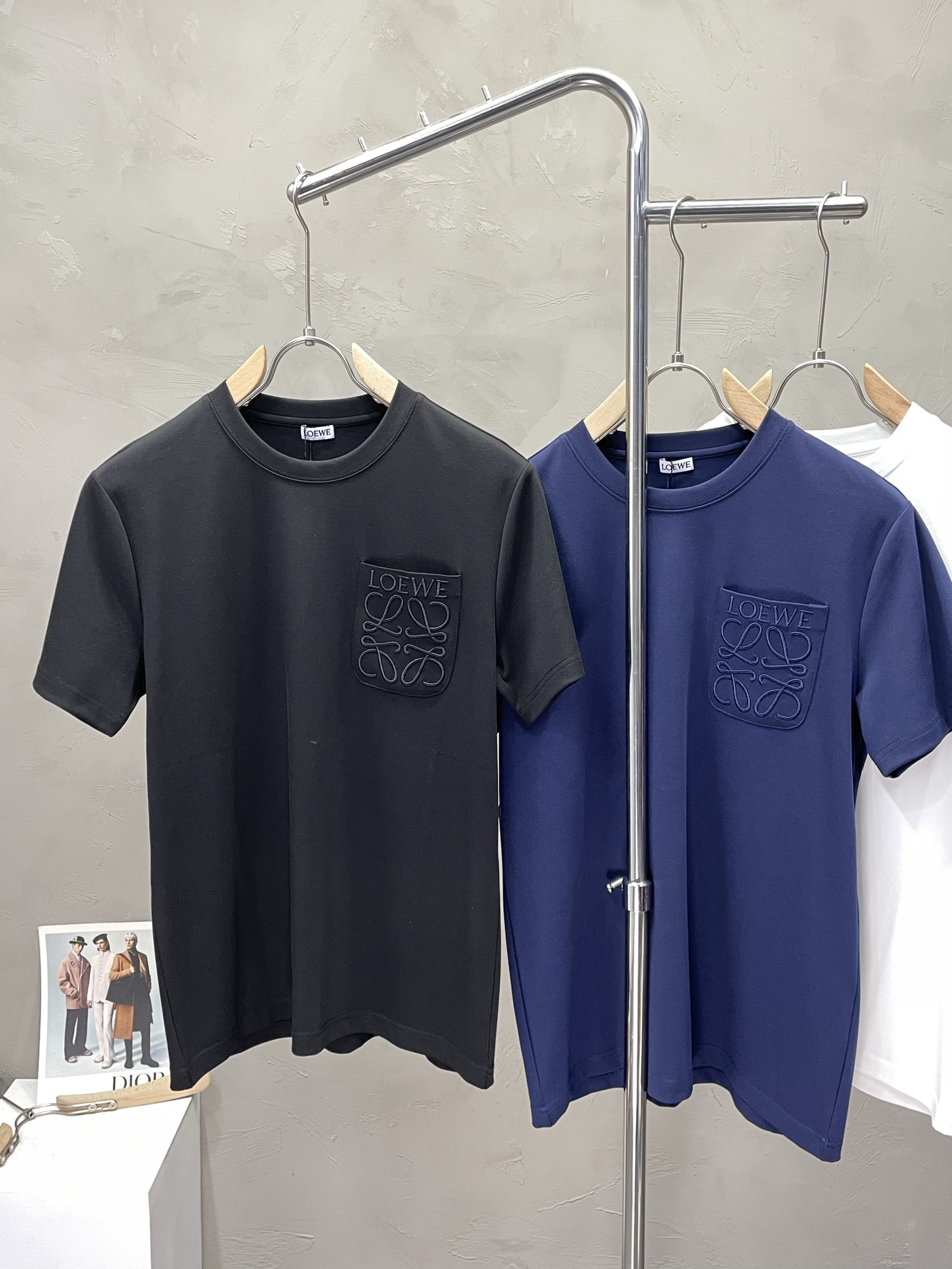 。LOEWE罗意威💥独家专供新款原单男士休闲短袖 高端定制 高端版本 时尚百搭爆款⚠️⚠️✨✨进口面料 