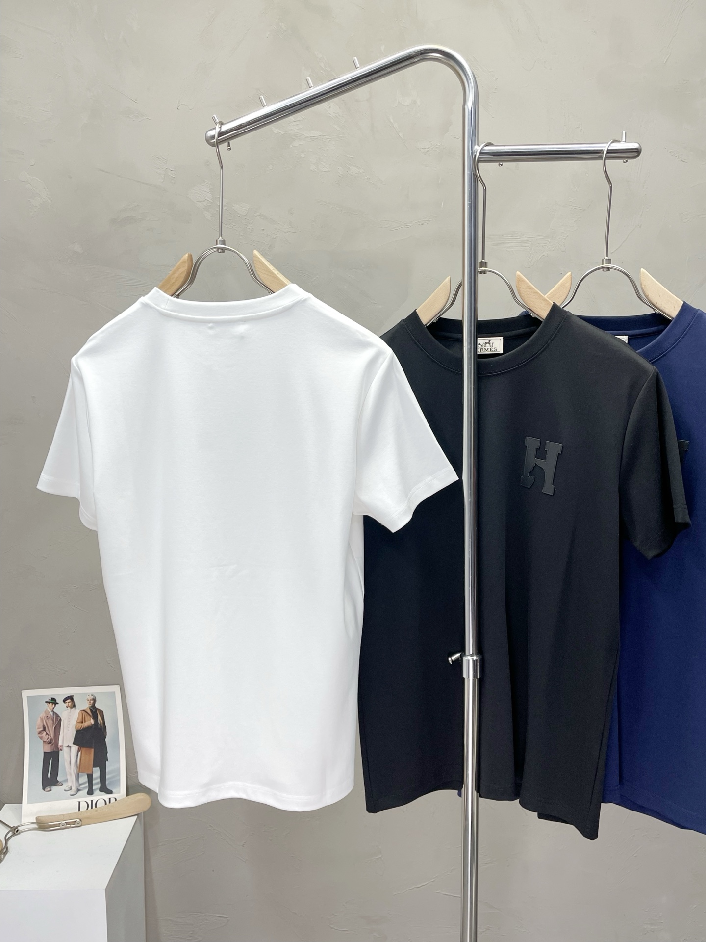 。Hermès爱马仕💥独家专供新款原单男士休闲短袖 高端定制 高端版本 时尚百搭爆款⚠️⚠️✨✨进口面料