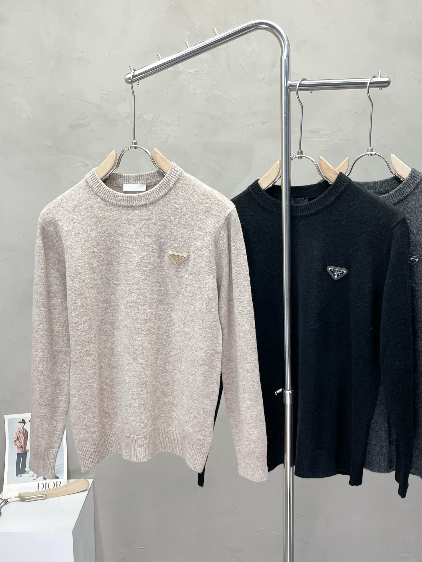 。Prada普拉达💥独家专供秋冬新款原单男士休闲毛衣 高端定制 高版本 时尚百搭爆款⚠️✨原版进口面料 