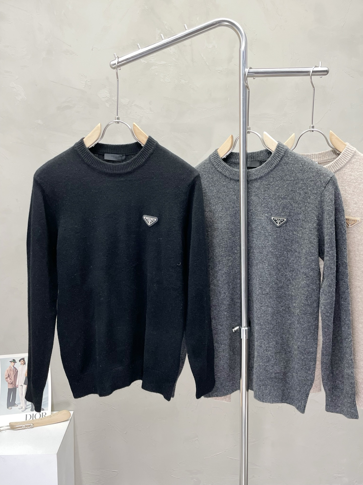 。Prada普拉达💥独家专供秋冬新款原单男士休闲毛衣 高端定制 高版本 时尚百搭爆款⚠️✨原版进口面料 
