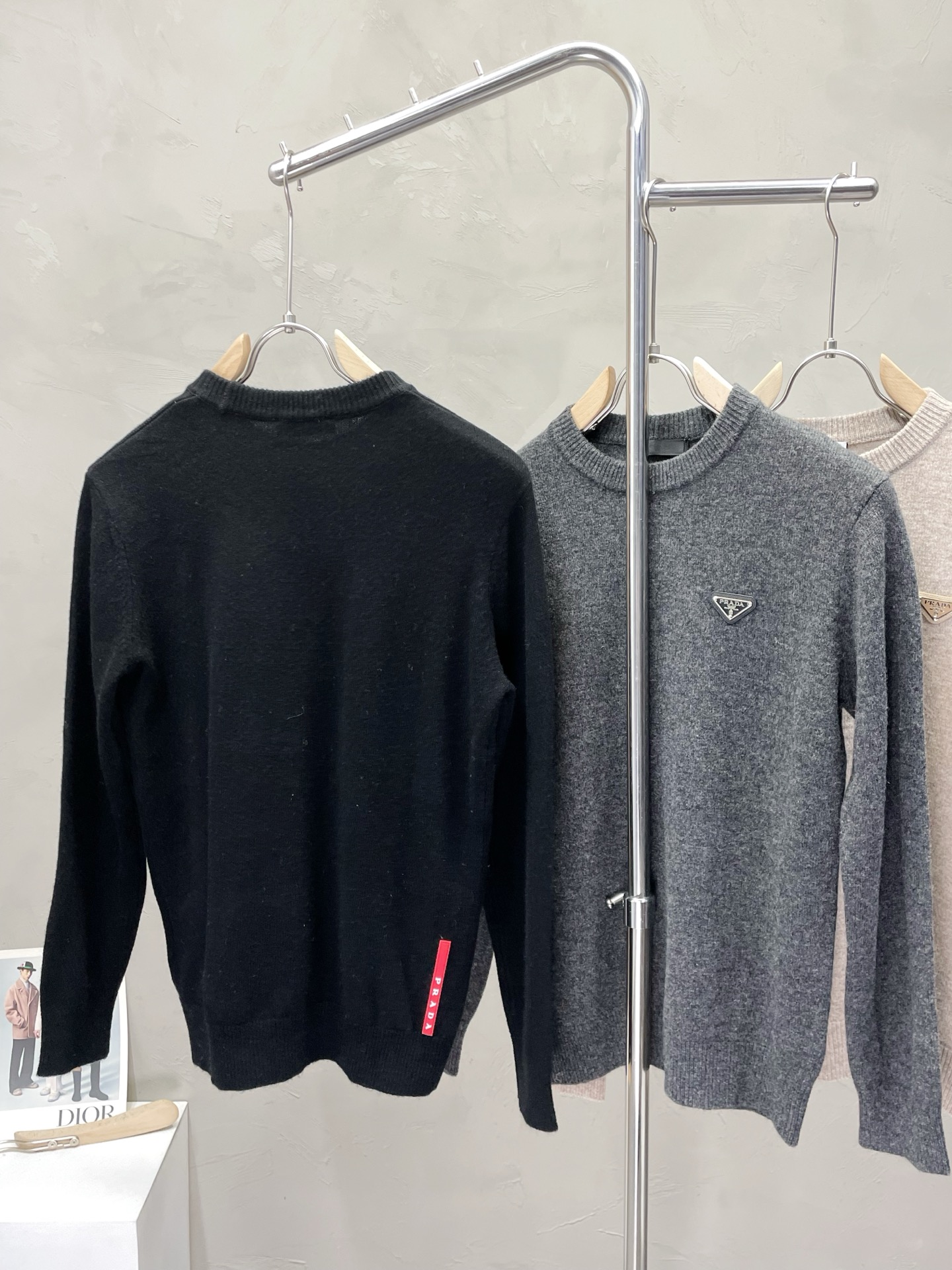 。Prada普拉达💥独家专供秋冬新款原单男士休闲毛衣 高端定制 高版本 时尚百搭爆款⚠️✨原版进口面料 