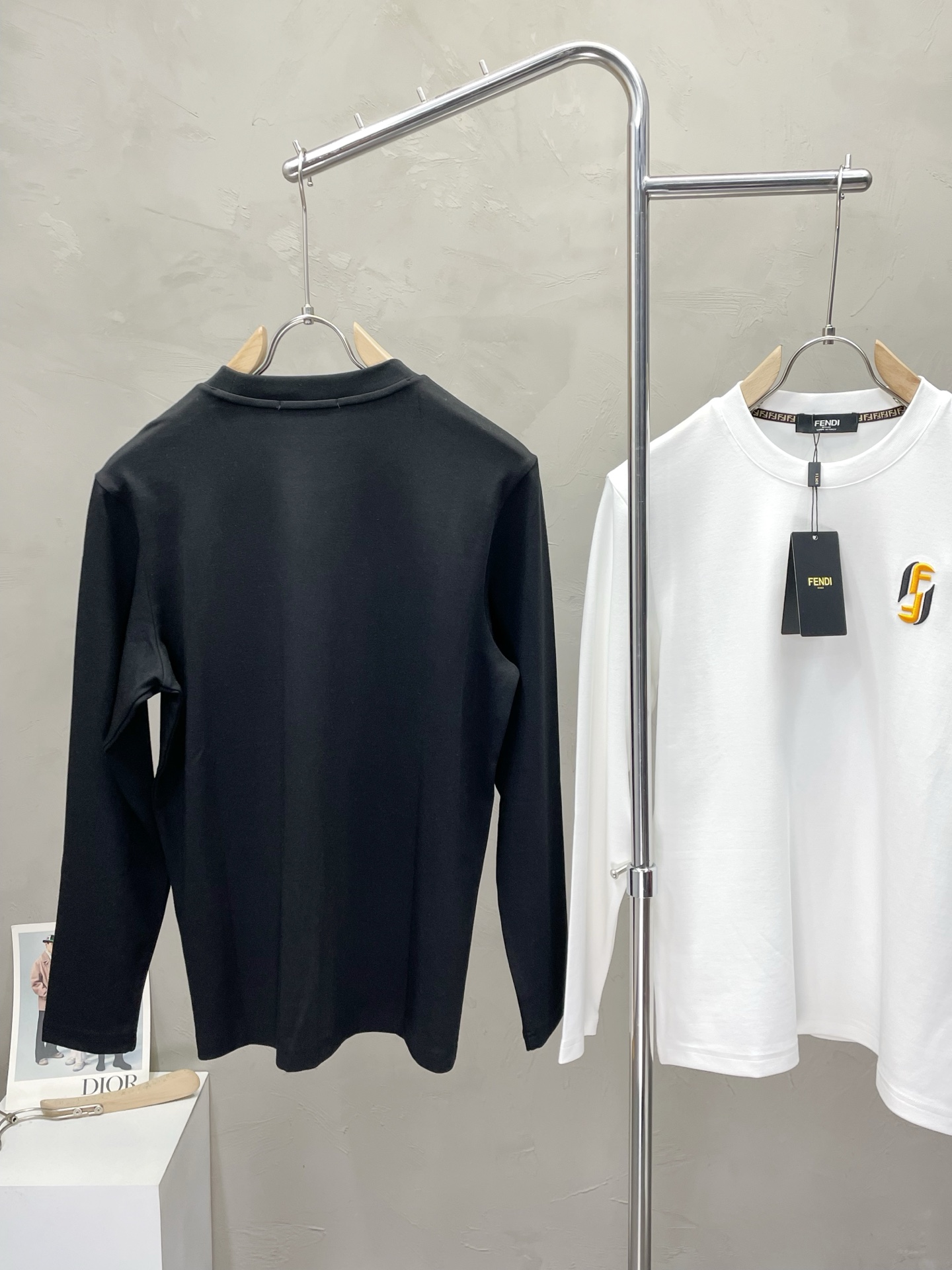 。FENDI芬迪💥独家专供新款原单男士休闲长袖 高端定制 高版本 时尚百搭爆款⚠️✨原版进口面料 log