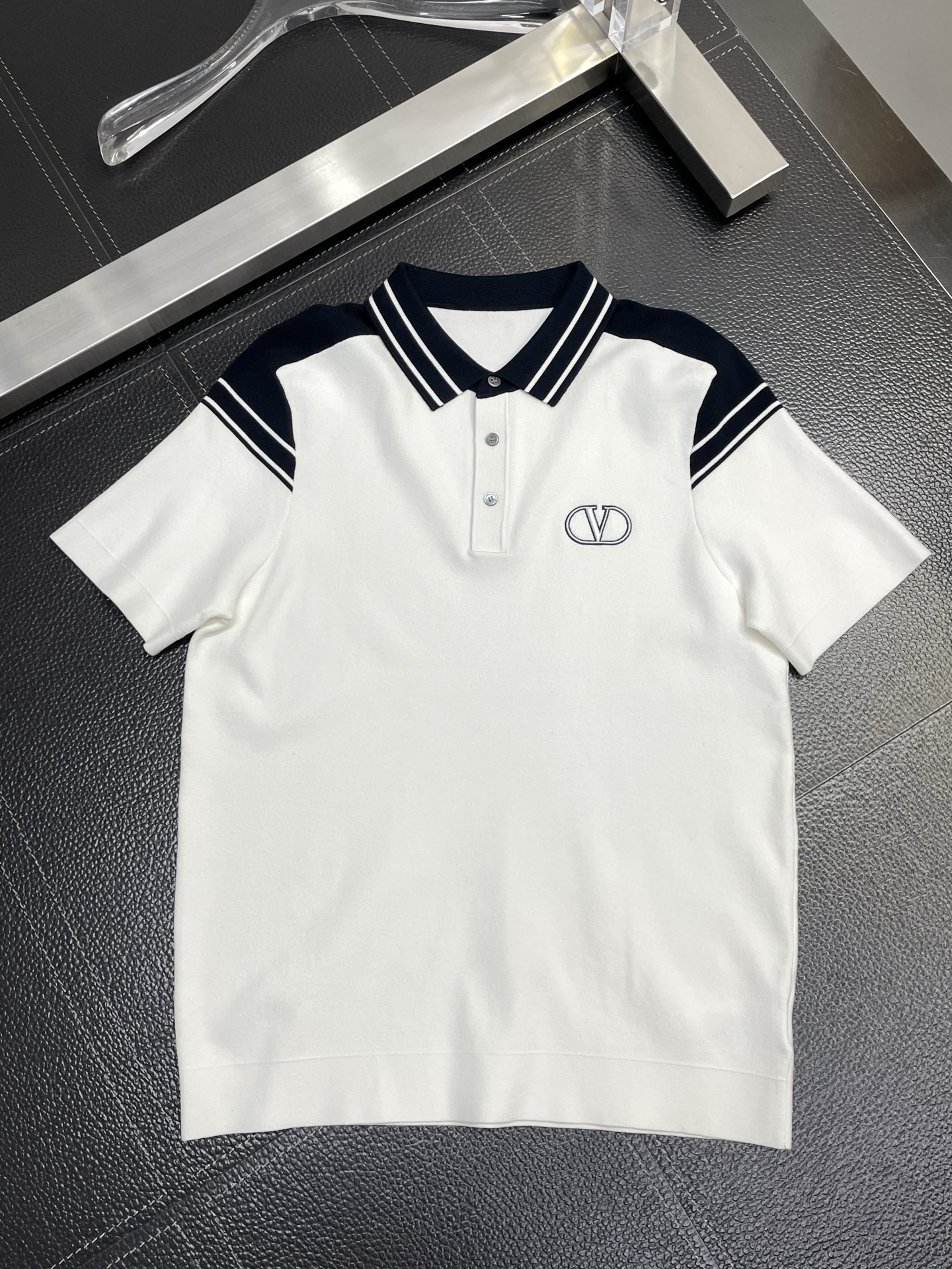 。VALENTINO华伦天奴💥独家专供新款原单男士休闲针织短袖 高端定制 高版本 时尚百搭爆款⚠️⚠️✨