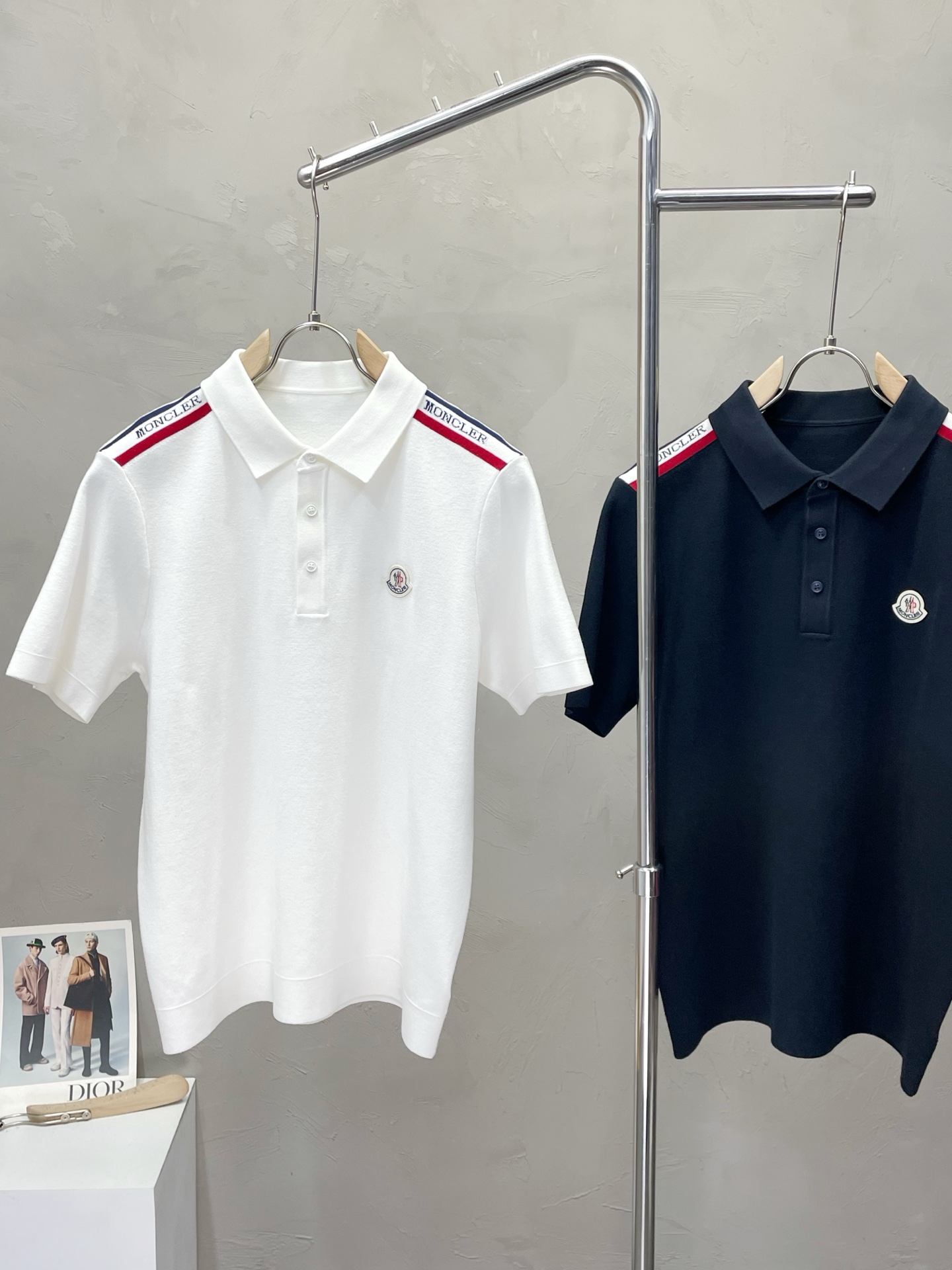 。Moncler蒙口💥独家专供新款原单男士休闲针织短袖 高端定制 高版本 时尚百搭爆款⚠️⚠️✨✨进口面