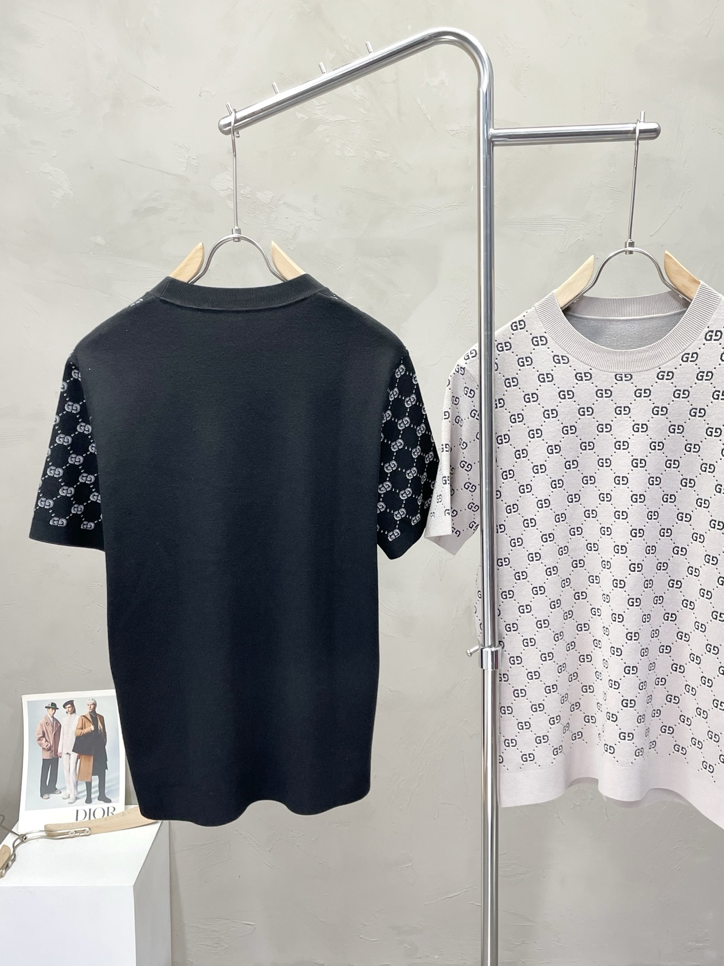 。Gucci古驰💥独家专供新款原单男士休闲针织短袖 高端定制 高版本 时尚百搭爆款⚠️⚠️✨✨进口面料 