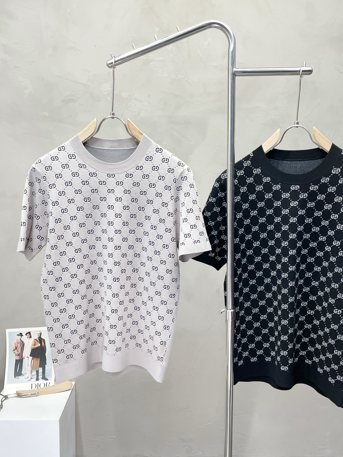 。Gucci古驰💥独家专供新款原单男士休闲针织短袖 高端定制 高版本 时尚百搭爆款⚠️⚠️✨✨进口面料 