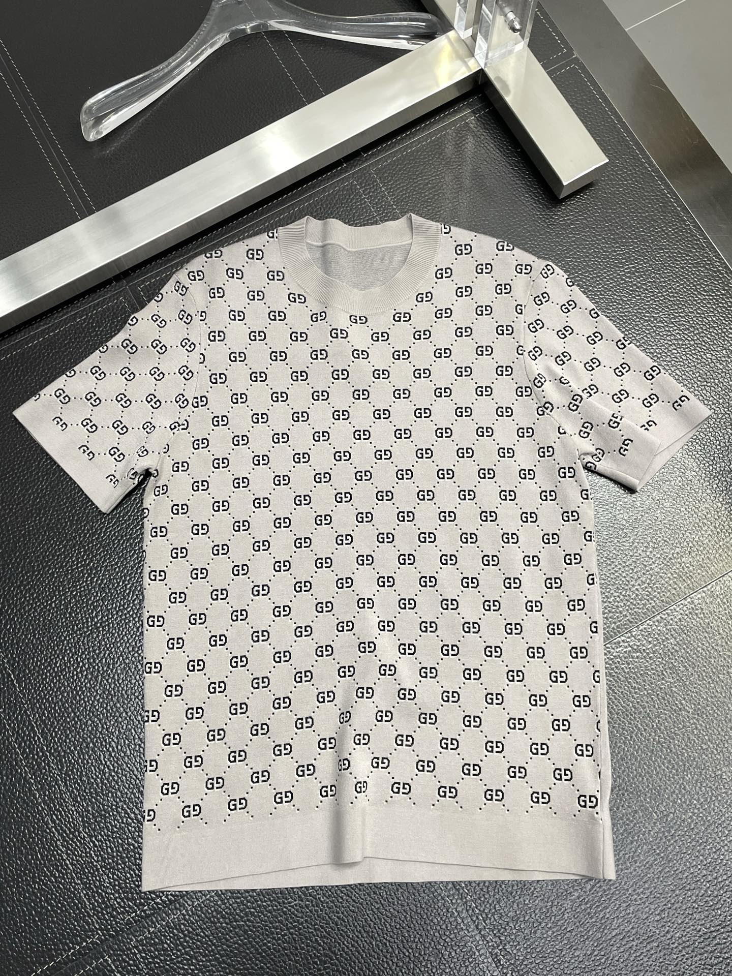 。Gucci古驰💥独家专供新款原单男士休闲针织短袖 高端定制 高版本 时尚百搭爆款⚠️⚠️✨✨进口面料 