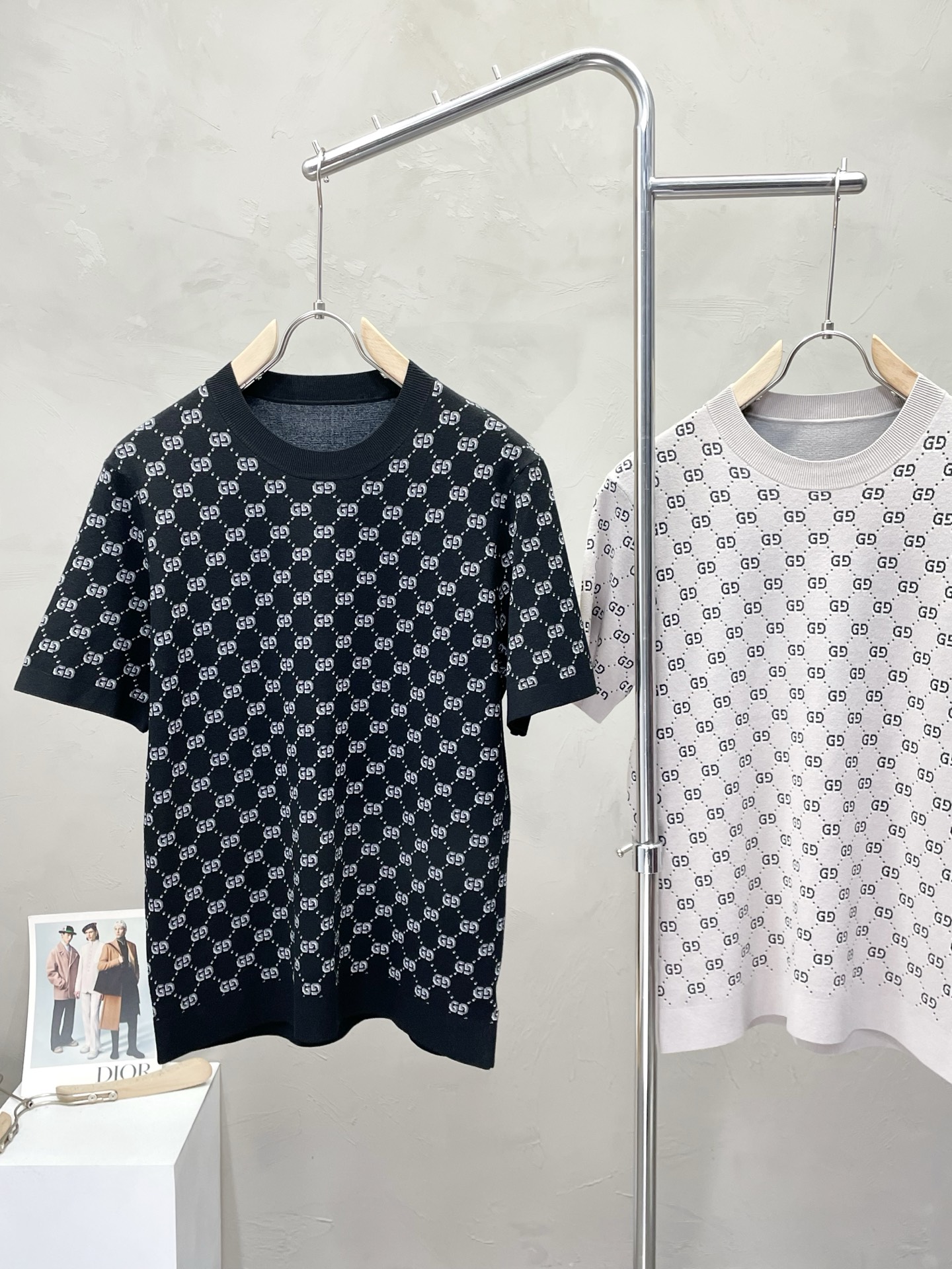 。Gucci古驰💥独家专供新款原单男士休闲针织短袖 高端定制 高版本 时尚百搭爆款⚠️⚠️✨✨进口面料 