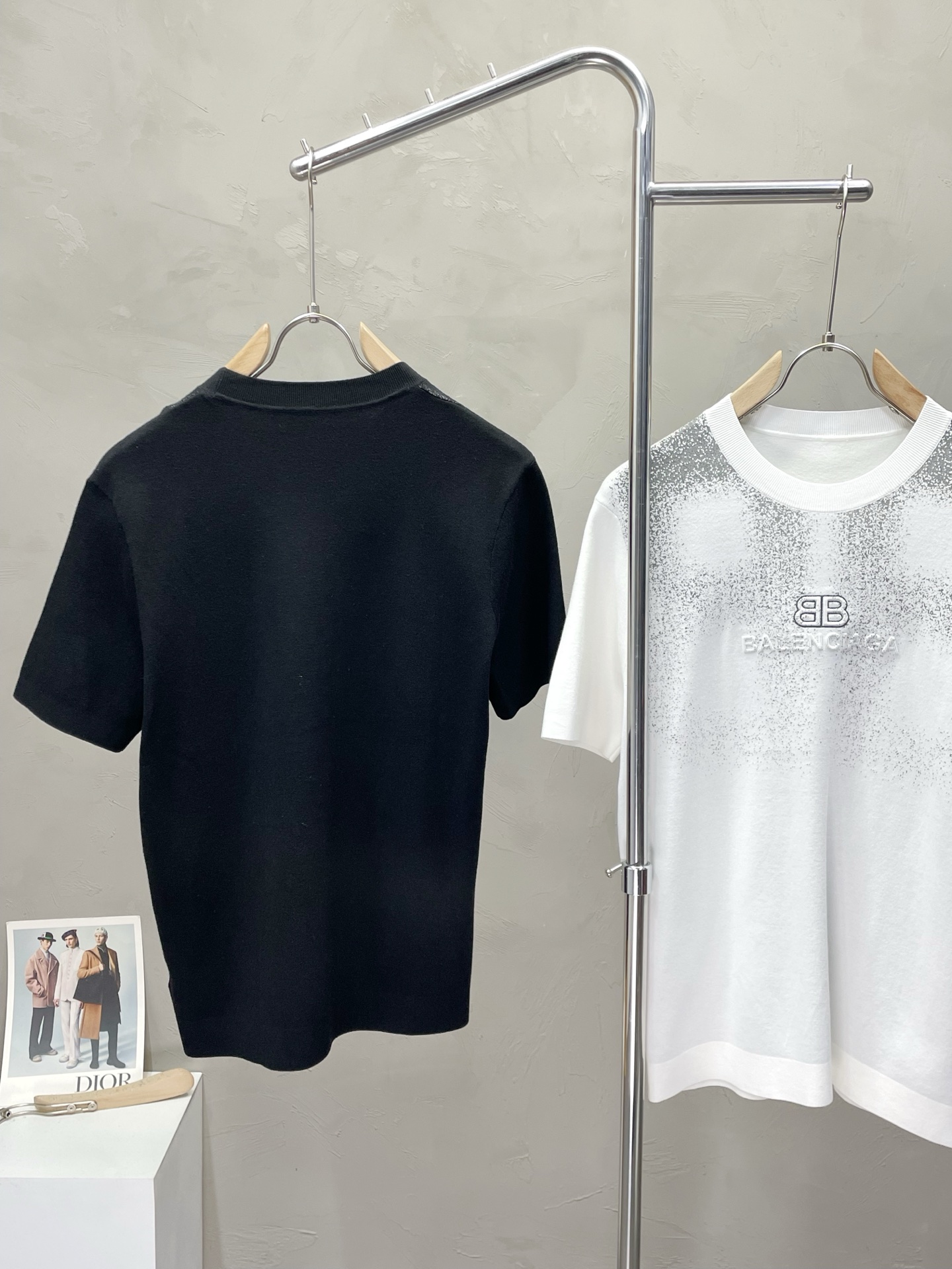 。Balenciaga巴黎世家💥独家专供新款原单男士休闲针织短袖 高端定制 高版本 时尚百搭爆款⚠️⚠️