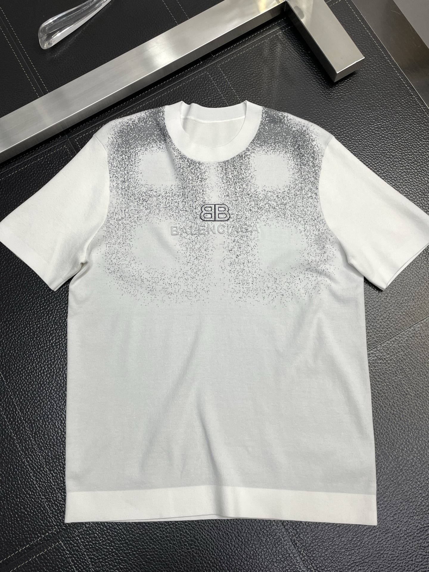 。Balenciaga巴黎世家💥独家专供新款原单男士休闲针织短袖 高端定制 高版本 时尚百搭爆款⚠️⚠️