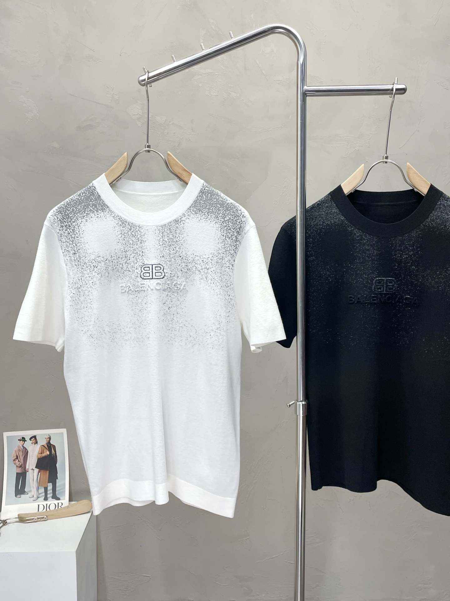 。Balenciaga巴黎世家💥独家专供新款原单男士休闲针织短袖 高端定制 高版本 时尚百搭爆款⚠️⚠️