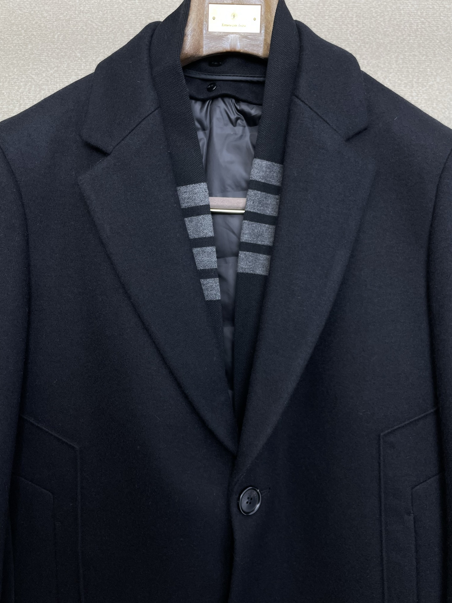 。中长款大衣-Thom Brown汤姆布朗💥砸锅卖铁都要上的新款！新款原单男士羊羔绒🧥大衣✨渠道特供 高