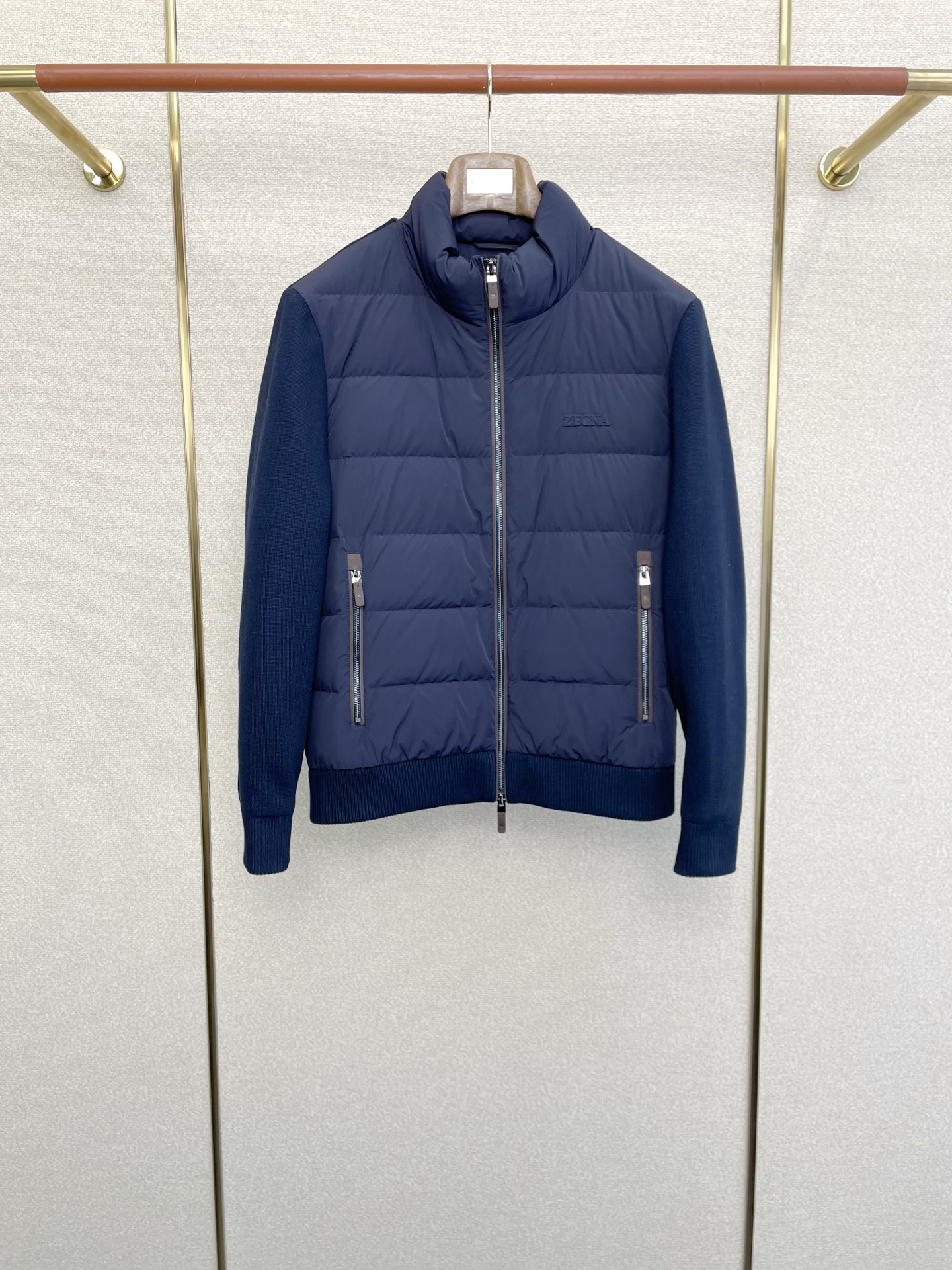 。羽绒服-ZEGNA杰尼亚💥砸锅卖铁都要上的新款！秋冬新款羽绒服 针织拼接羽绒服 贸易公司渠道稀出❕降温