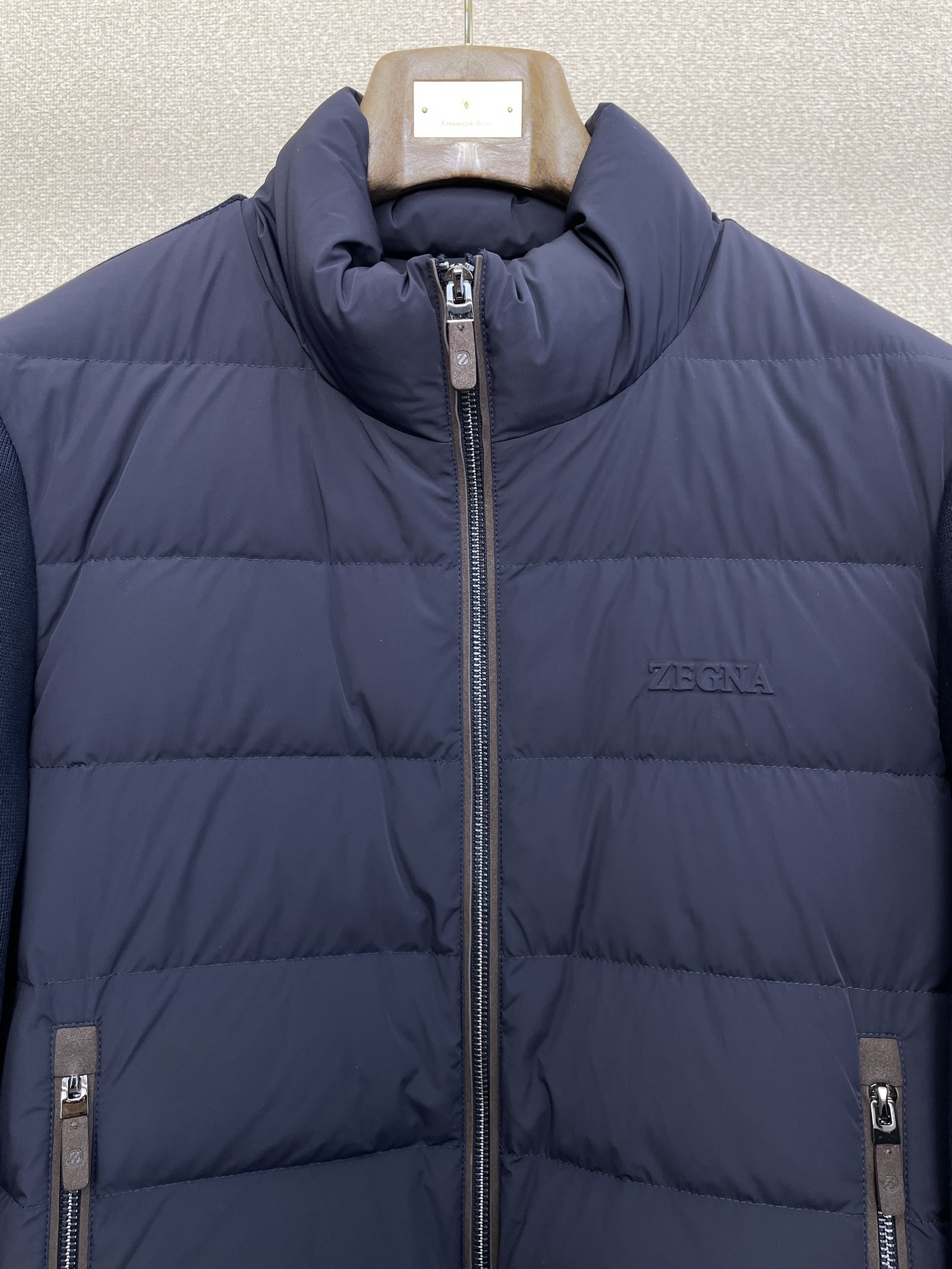 。羽绒服-ZEGNA杰尼亚💥砸锅卖铁都要上的新款！秋冬新款羽绒服 针织拼接羽绒服 贸易公司渠道稀出❕降温