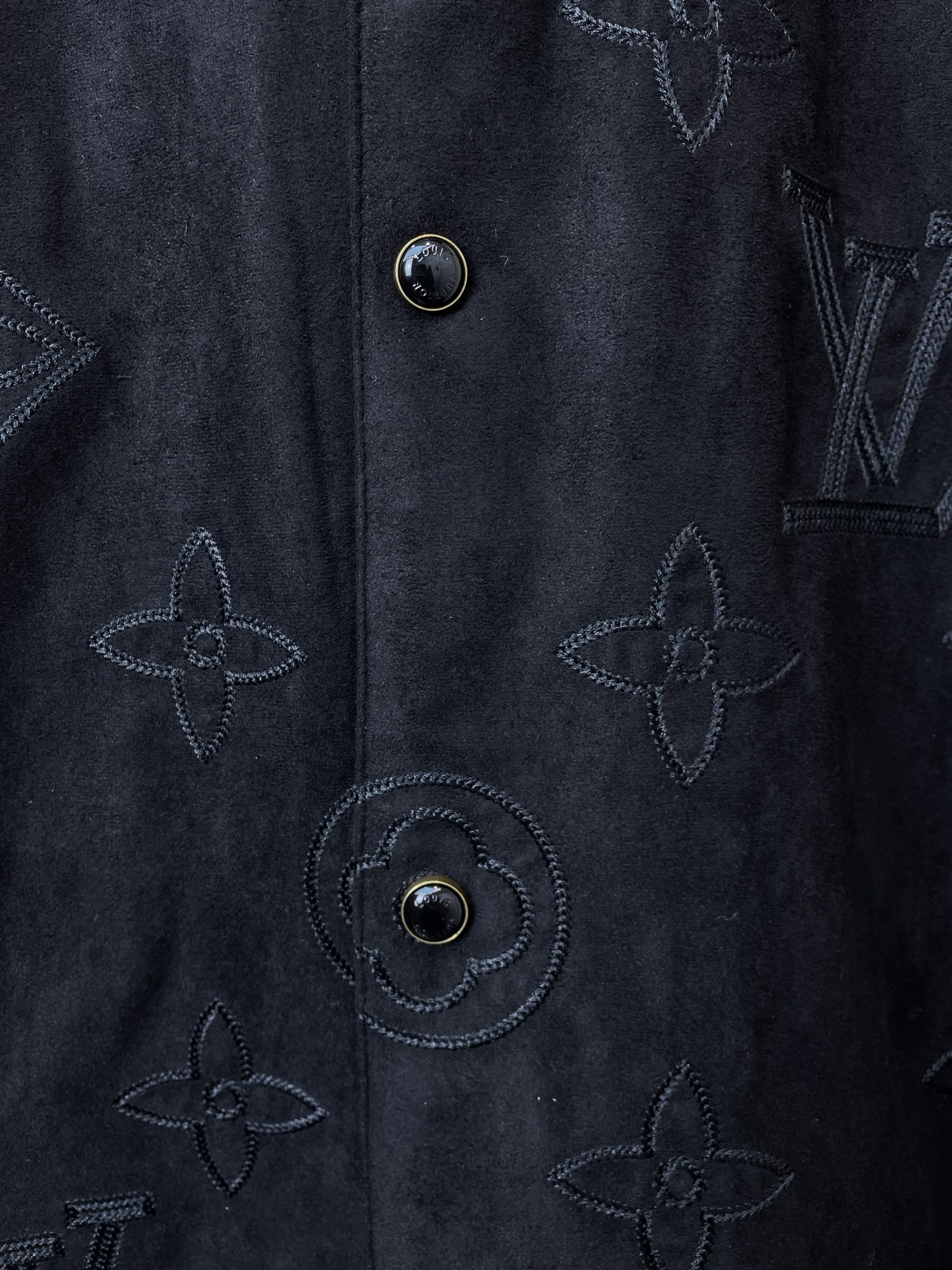 。羽绒服-Louis Vuitton路易威登💥砸锅卖铁都要上的新款！秋冬新款羽绒服 刺绣麂皮羽绒服外套 