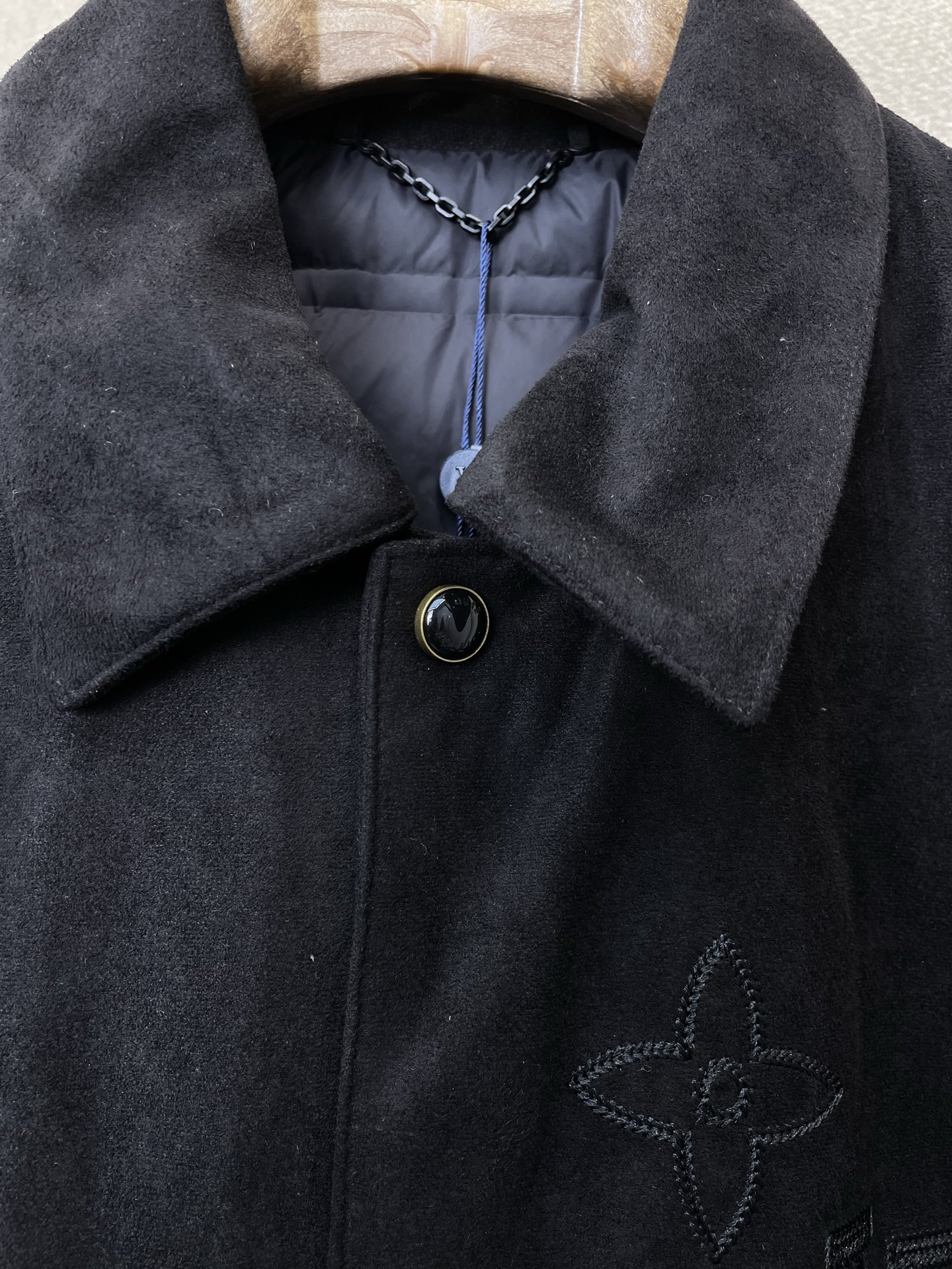 。羽绒服-Louis Vuitton路易威登💥砸锅卖铁都要上的新款！秋冬新款羽绒服 刺绣麂皮羽绒服外套 