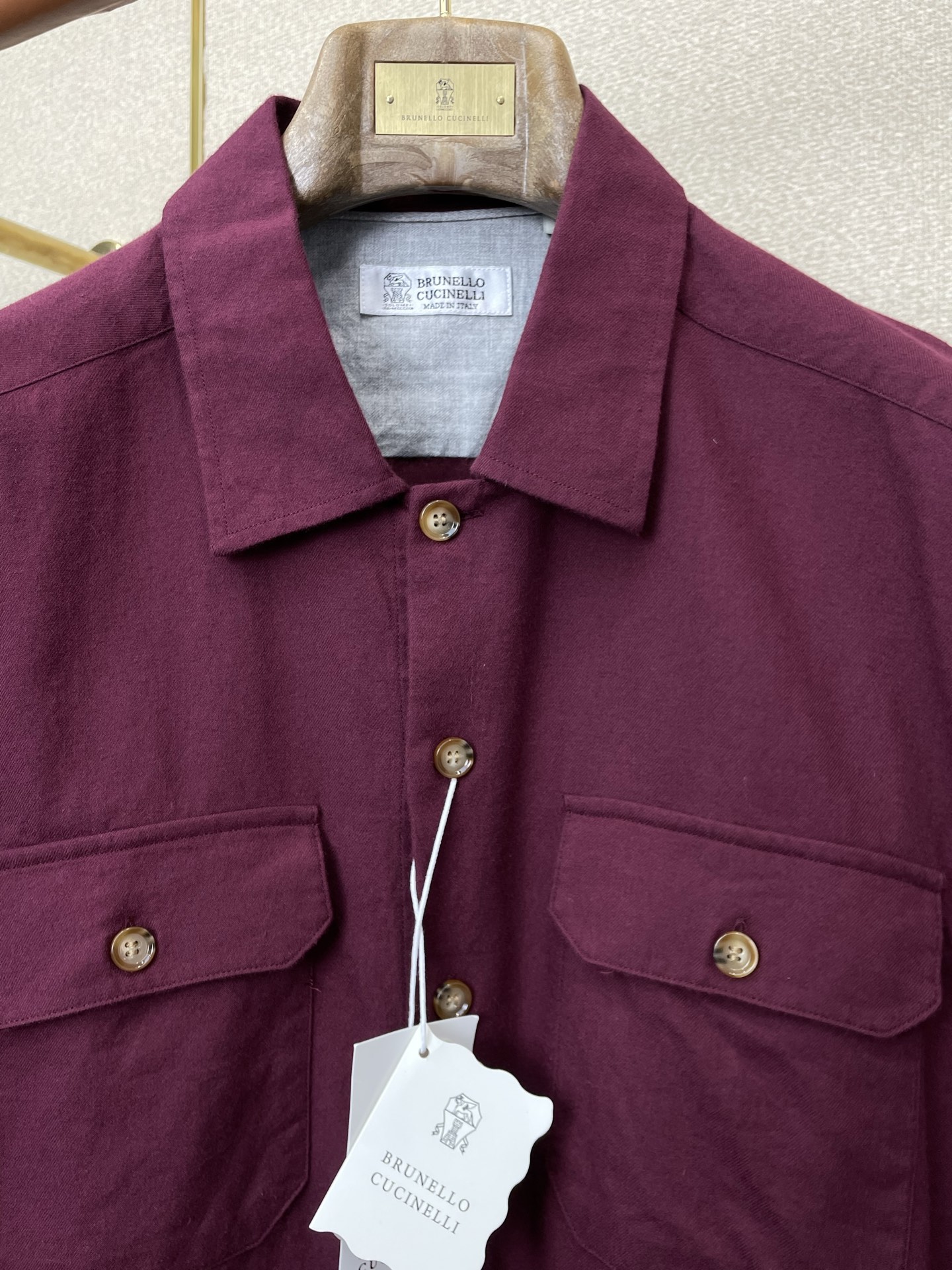 。BC-Brunello Cucinali布鲁内洛·库奇内利💥砸锅卖铁都要上的新款！新款原单男士休闲衬衫