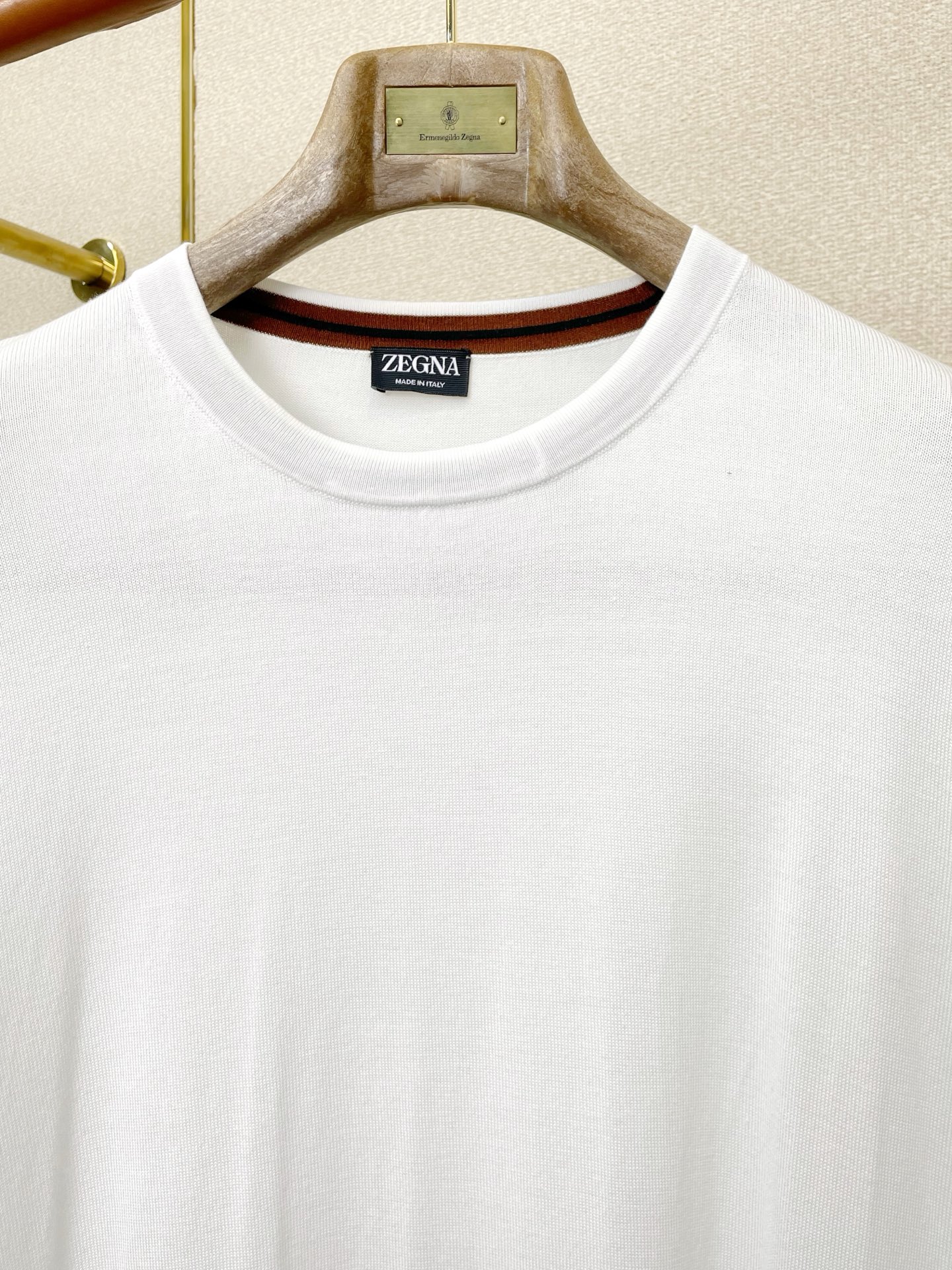 。ZEGNA杰尼亚💥砸锅卖铁都要上的新款！新款原单男士休闲针织短袖 高端定制 高端版本 时尚百搭爆款⚠️