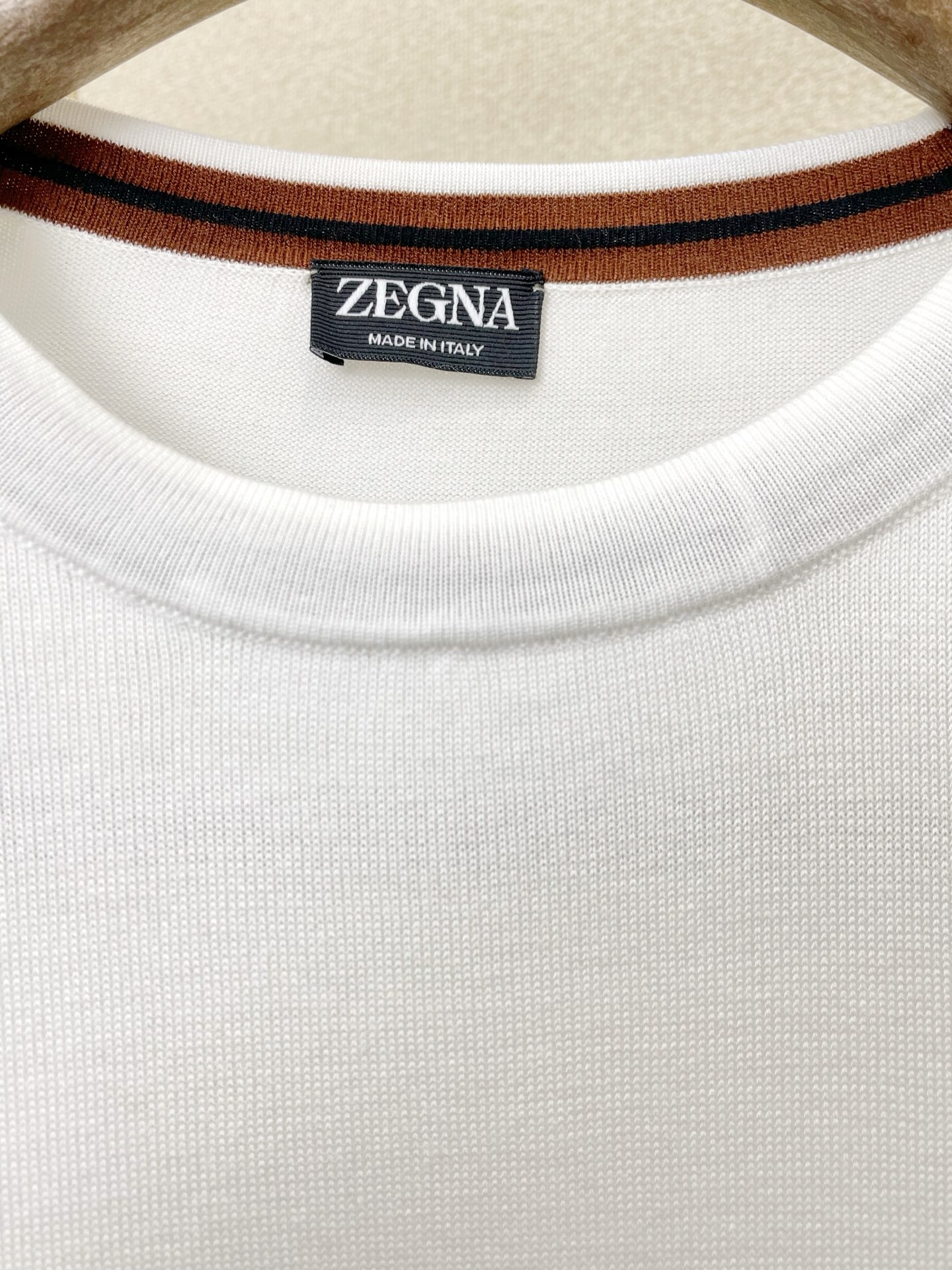 。ZEGNA杰尼亚💥砸锅卖铁都要上的新款！新款原单男士休闲针织短袖 高端定制 高端版本 时尚百搭爆款⚠️