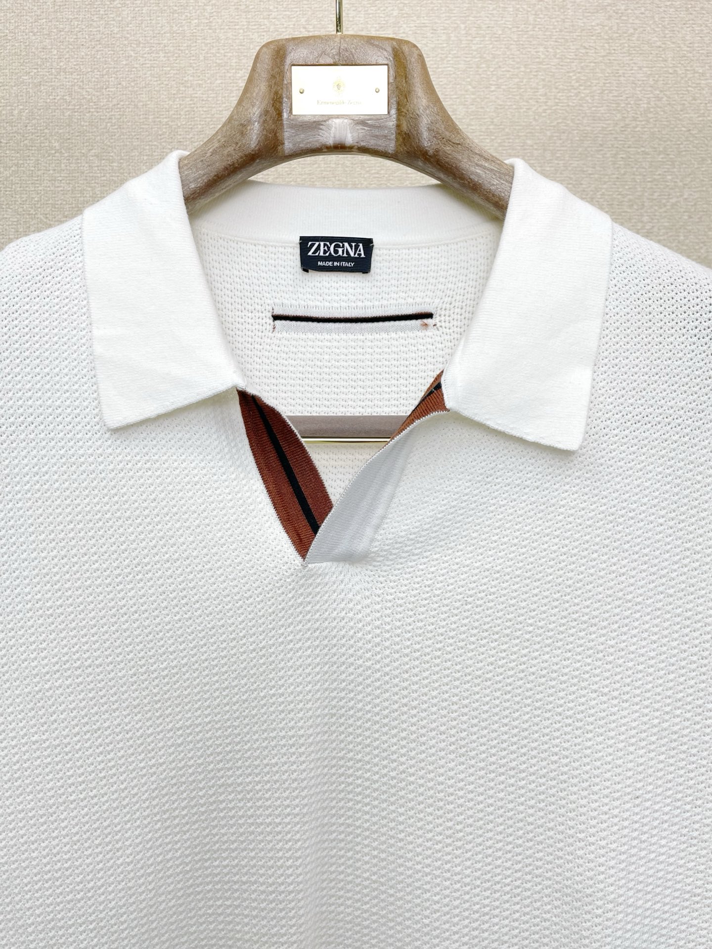 。ZEGNA杰尼亚💥砸锅卖铁都要上的新款！新款原单男士休闲针织短袖 高端定制 高端版本 时尚百搭爆款⚠️