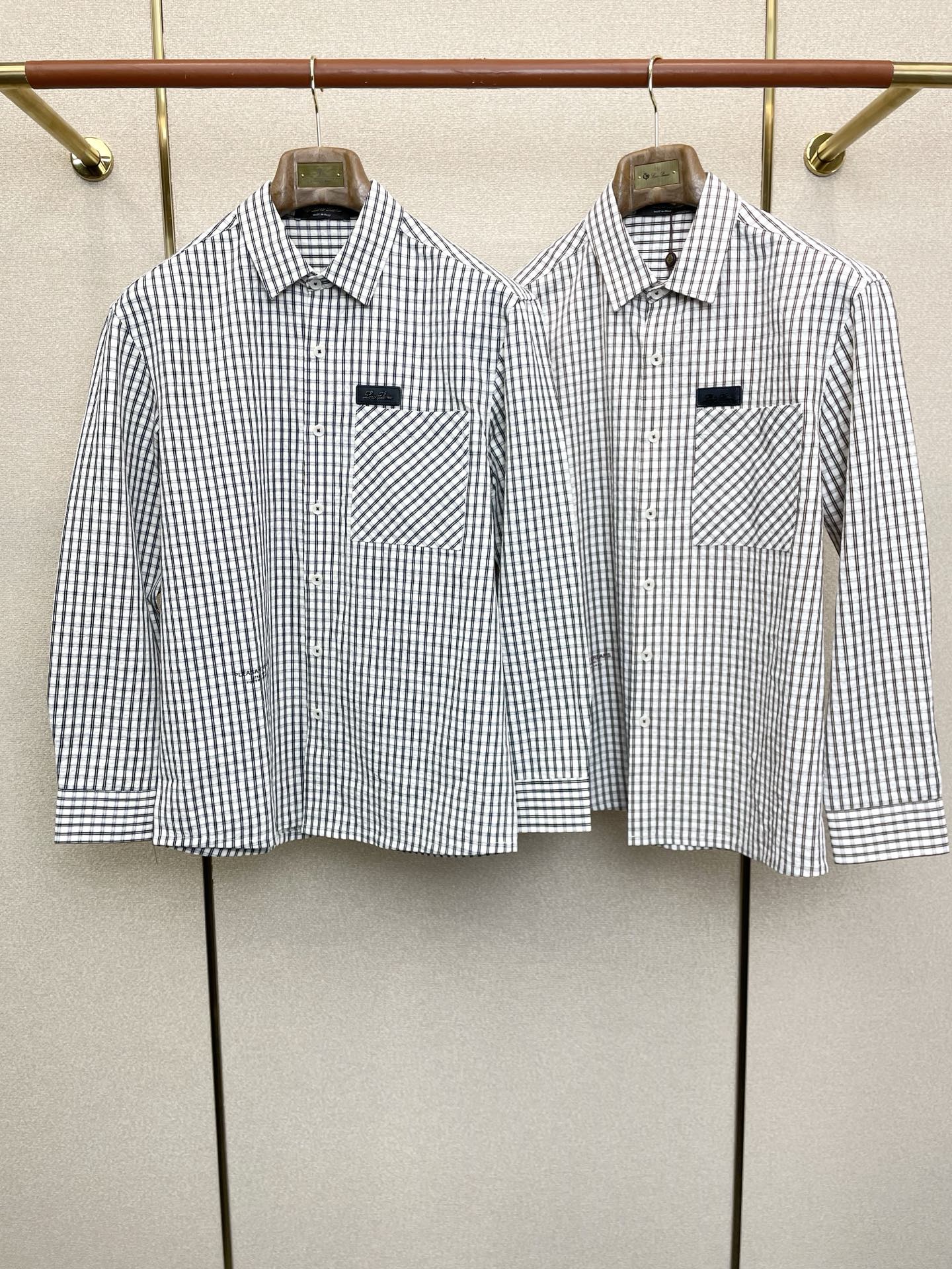 NO:627866,.LP-Loro Piana is a new style that everyone will buy!  New original men's casual plaid shirt, high-end customization, high version, fashionable and versatile imported fabrics, super soft and delicate to the touch, skin-friendly and comfortable to wear, high-end boutique, the upper body is finely made by the factory, very good, a must-have item for men, complete with three standards, size M-4XL,,loro piana,loro piana,shirts,alexander wang19860909.LP-Loro Piana诺悠翩雅砸锅卖铁都要上的新款！新款原单男士休闲格子衬衫 高端定制 高版本 时尚百搭爆款进口面料 手感超柔软细腻 穿着亲肤舒适 高端精品 代工厂精细做上身非常赞 男士必备单品 三标齐全 码数M-4XL,,loro piana,loro piana,shirts,alexander wang,Men's clothing