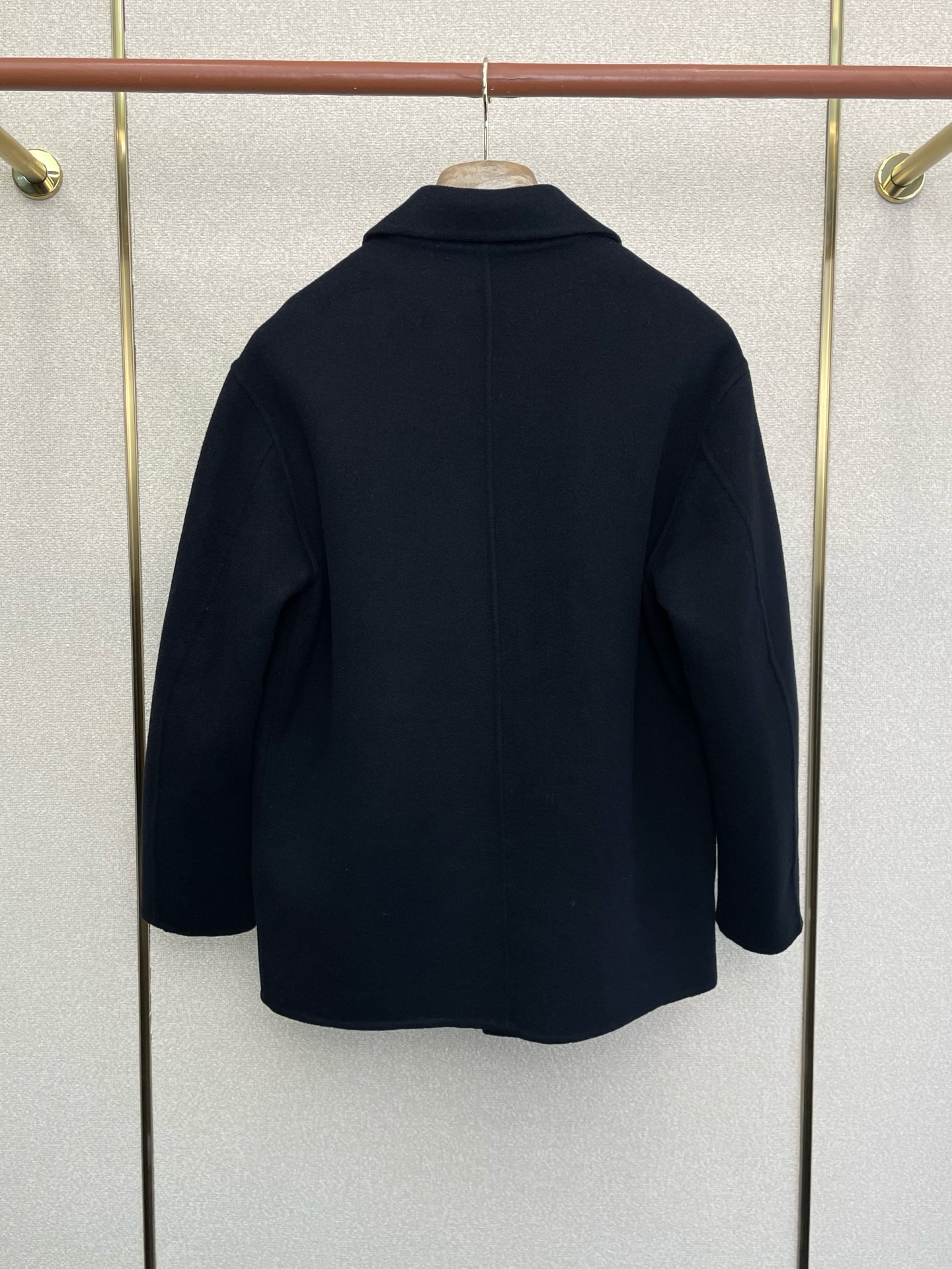 支持跨年售后！。短款大衣-LOEWE罗意威💥独家专供新款原单男士羊毛双面呢外套🧥短款钮扣经典毛呢外套✨渠