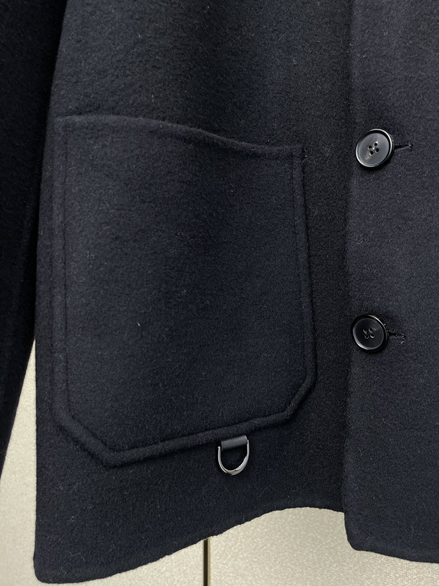 支持跨年售后！。短款大衣-LOEWE罗意威💥独家专供新款原单男士羊毛双面呢外套🧥短款钮扣经典毛呢外套✨渠