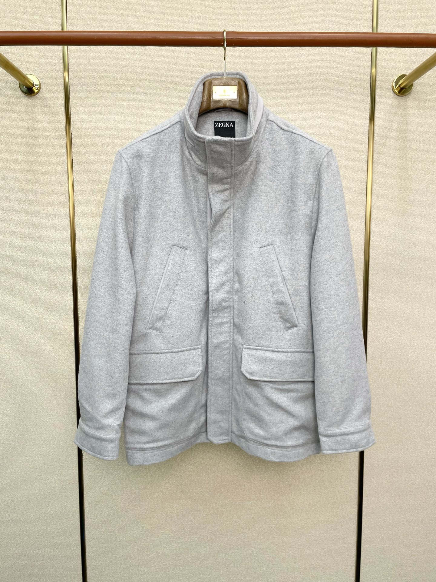 。ZEGNA杰尼亚💥砸锅卖铁都要上的新款！新款原单男士休闲羊绒外套 高端定制 高端版本 时尚百搭爆款⚠️