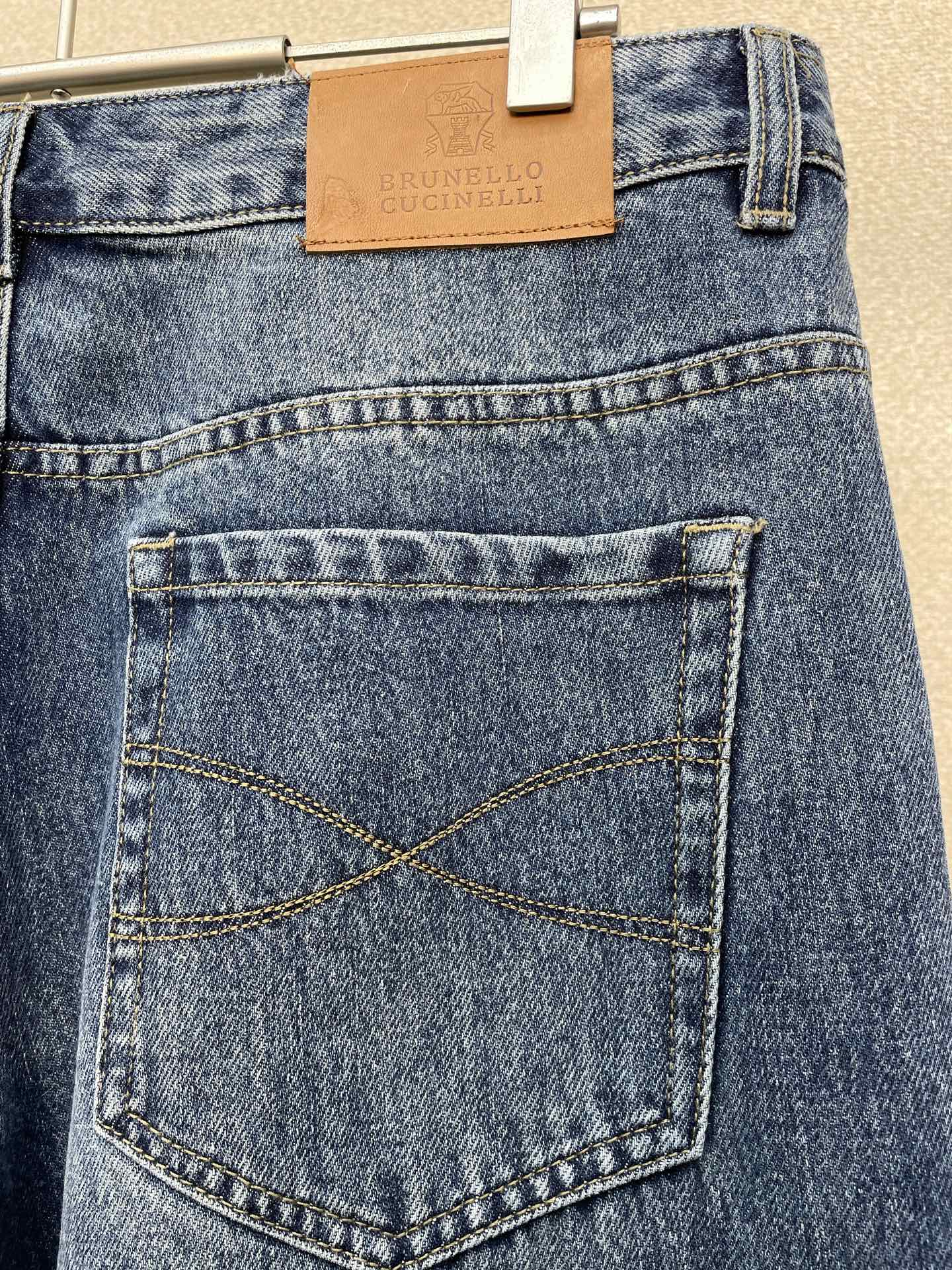 。BC-Brunello Cucineli 布鲁内洛 •库奇内利💥砸锅卖铁都要上的新款！新款 牛仔裤👖高