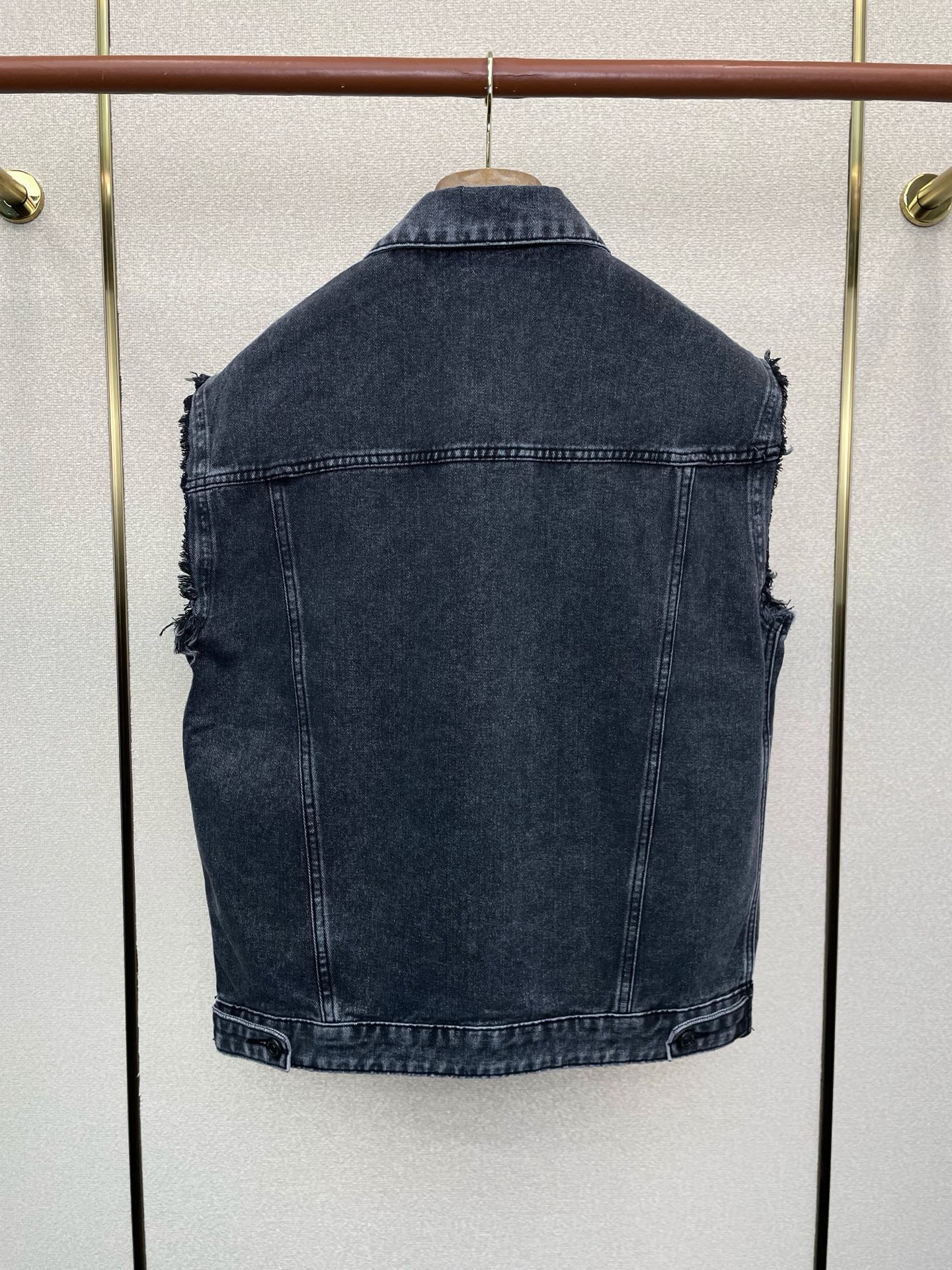 支持跨年售后！。Burberry巴宝莉💥独家专供新款原单男士休闲牛仔马甲 高端定制 高版本 时尚百搭爆款