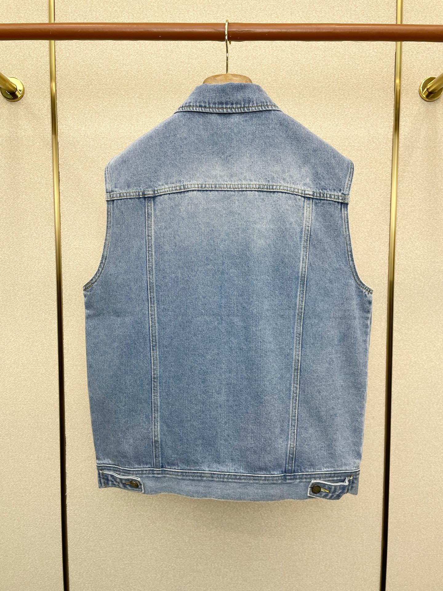 支持跨年售后！。Balenciaga巴黎世家💥独家专供新款原单男士休闲牛仔马甲 高端定制 高版本 时尚百