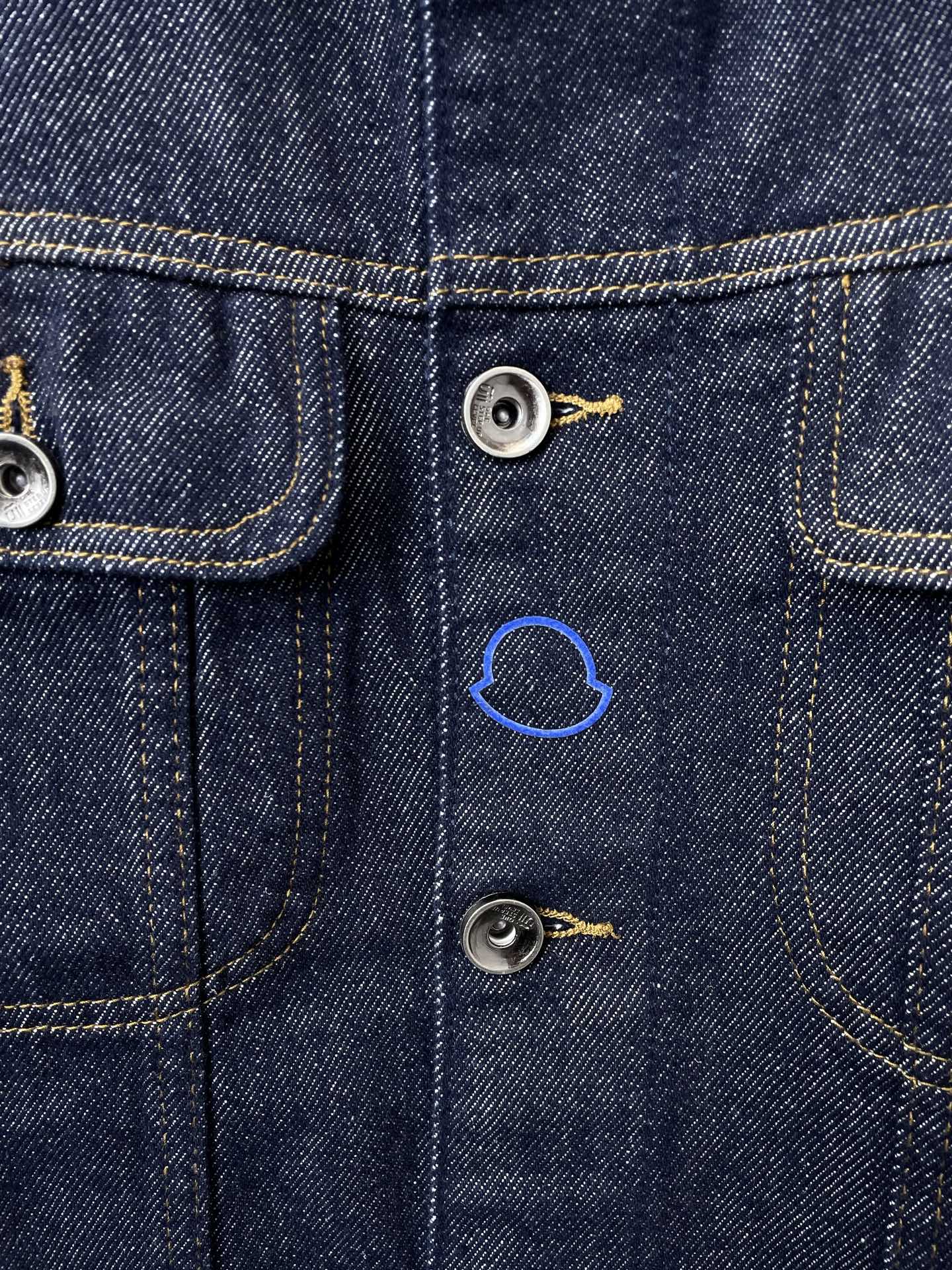 支持跨年售后！。Moncler蒙口💥独家专供新款原单男士休闲牛仔外套 高端定制 高版本 时尚百搭爆款⚠️