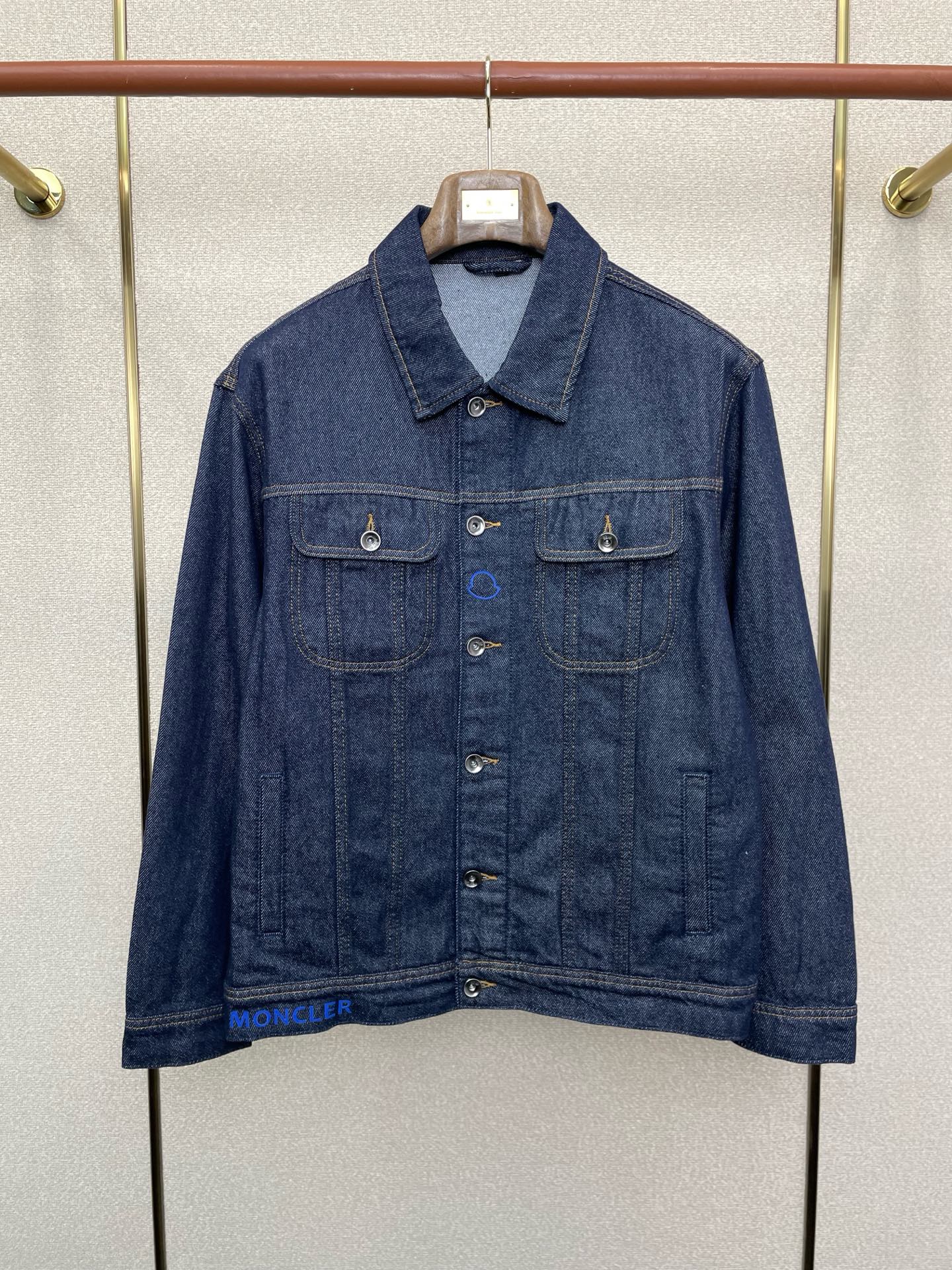 支持跨年售后！。Moncler蒙口💥独家专供新款原单男士休闲牛仔外套 高端定制 高版本 时尚百搭爆款⚠️